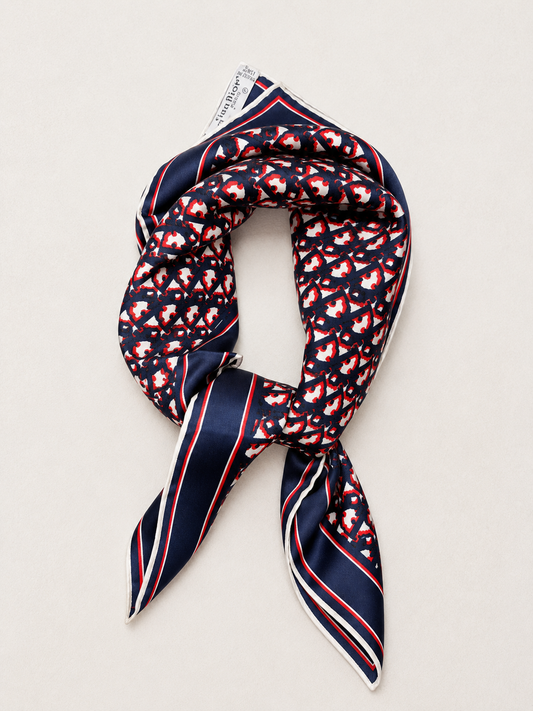 DIOR Foulard Carré Oblique en soie