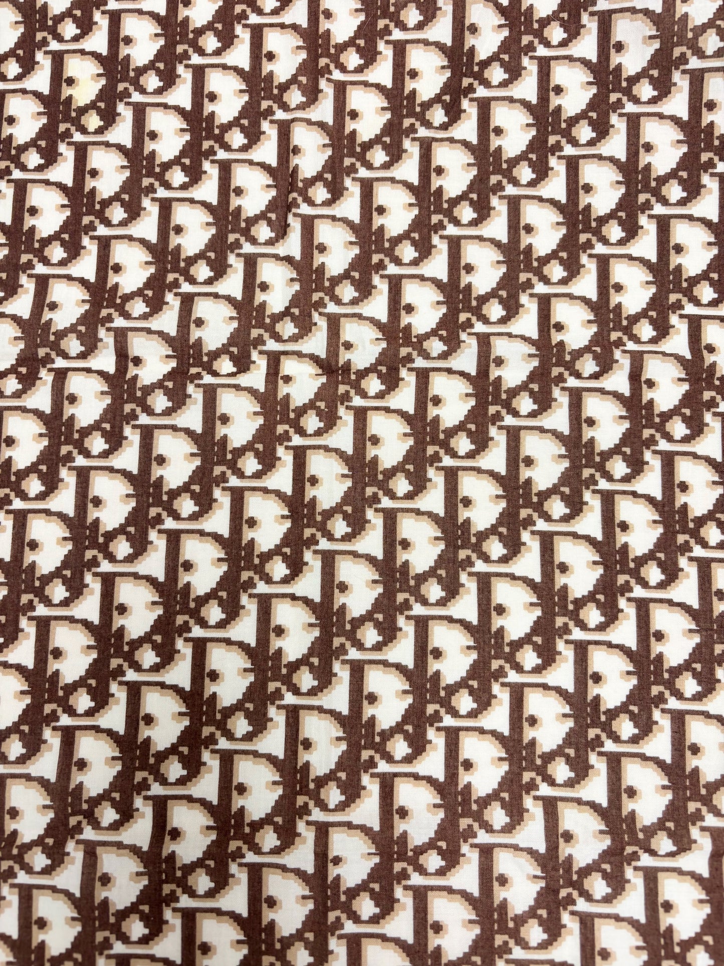 DIOR Foulard Carré Oblique en Coton