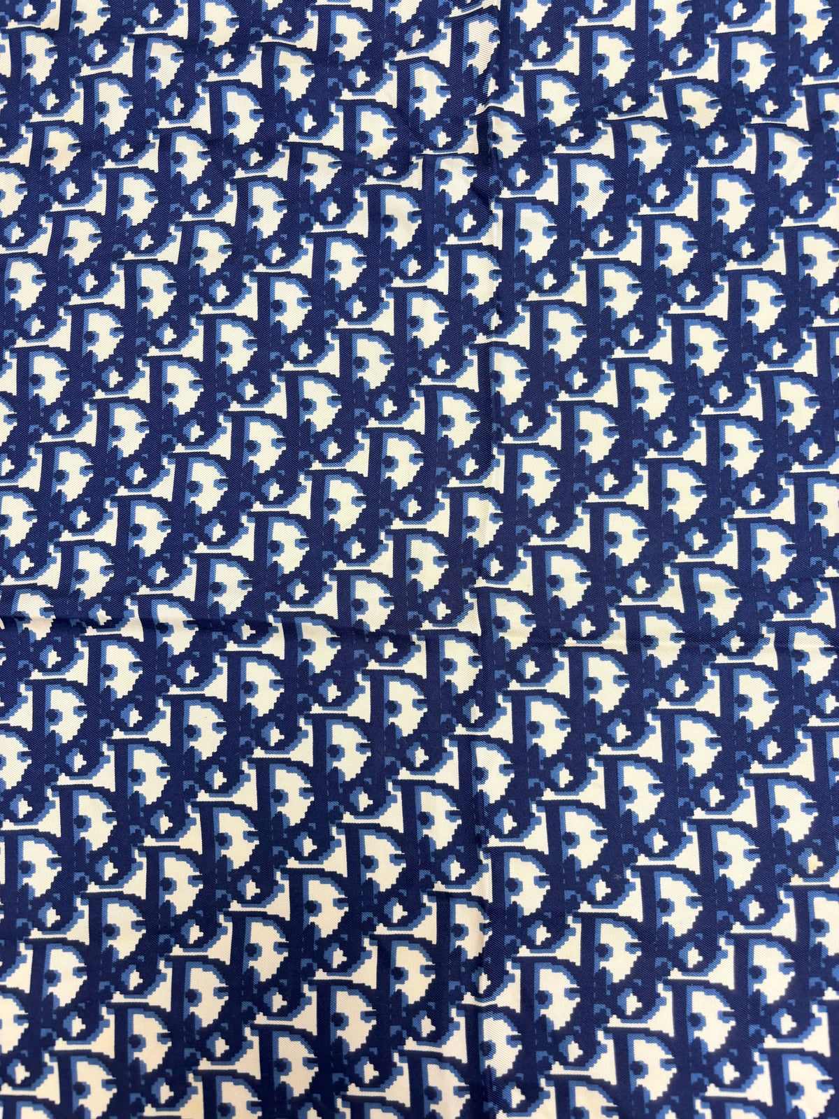 DIOR Foulard Carré Oblique en soie