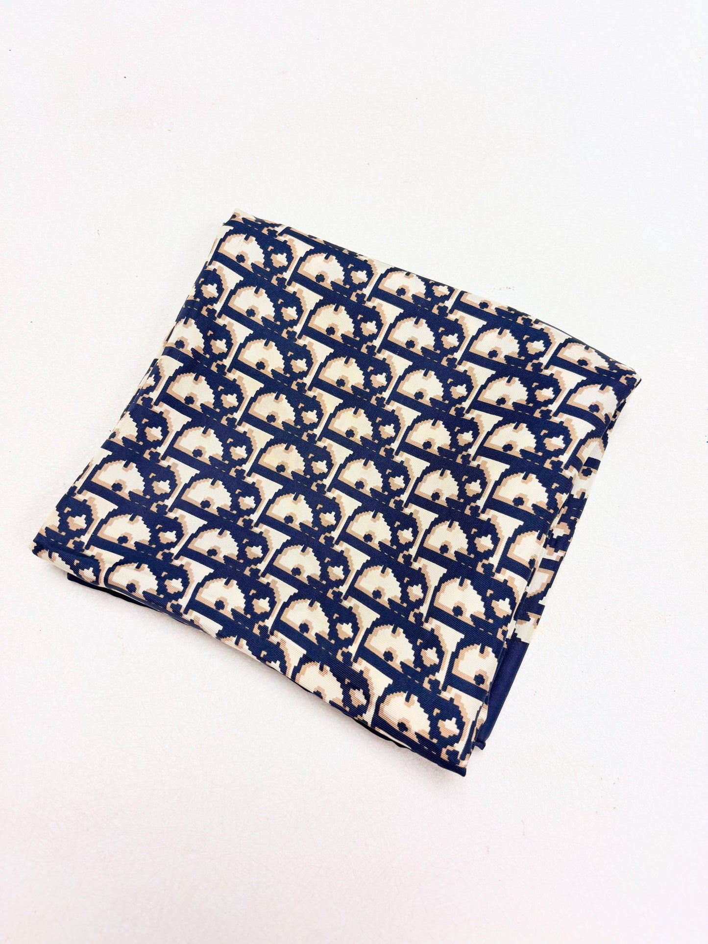 DIOR Foulard Carré Oblique en soie