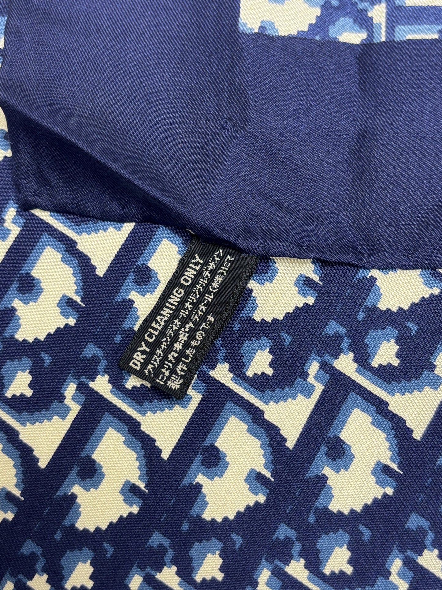 DIOR Foulard Carré Oblique en soie