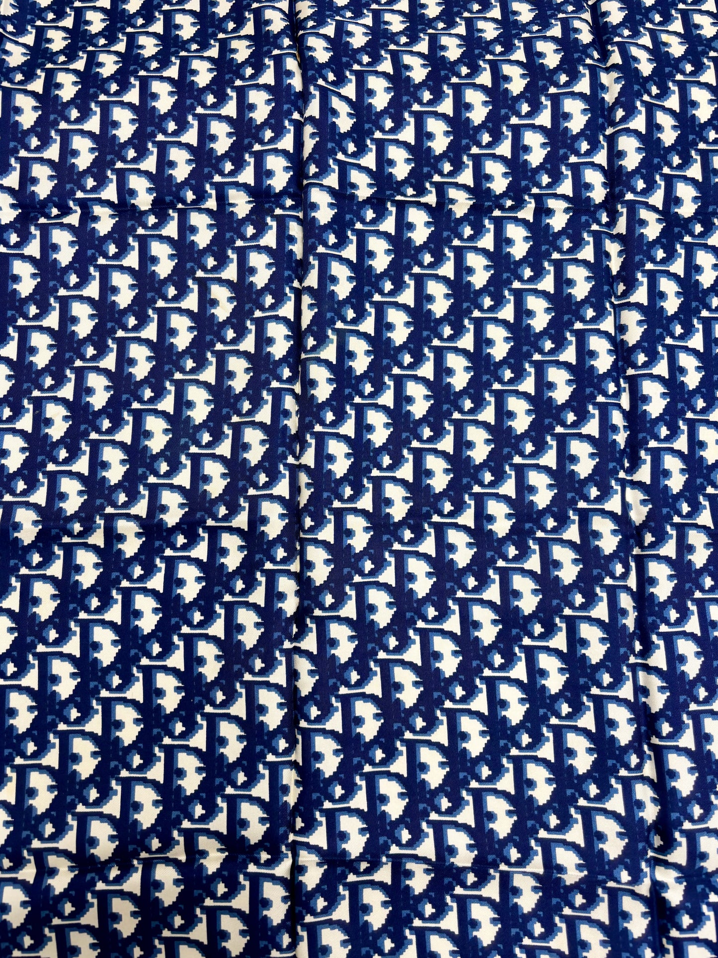 DIOR Foulard Carré Oblique en soie