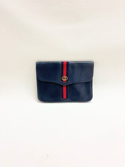 GUCCI Pochette en Cuir