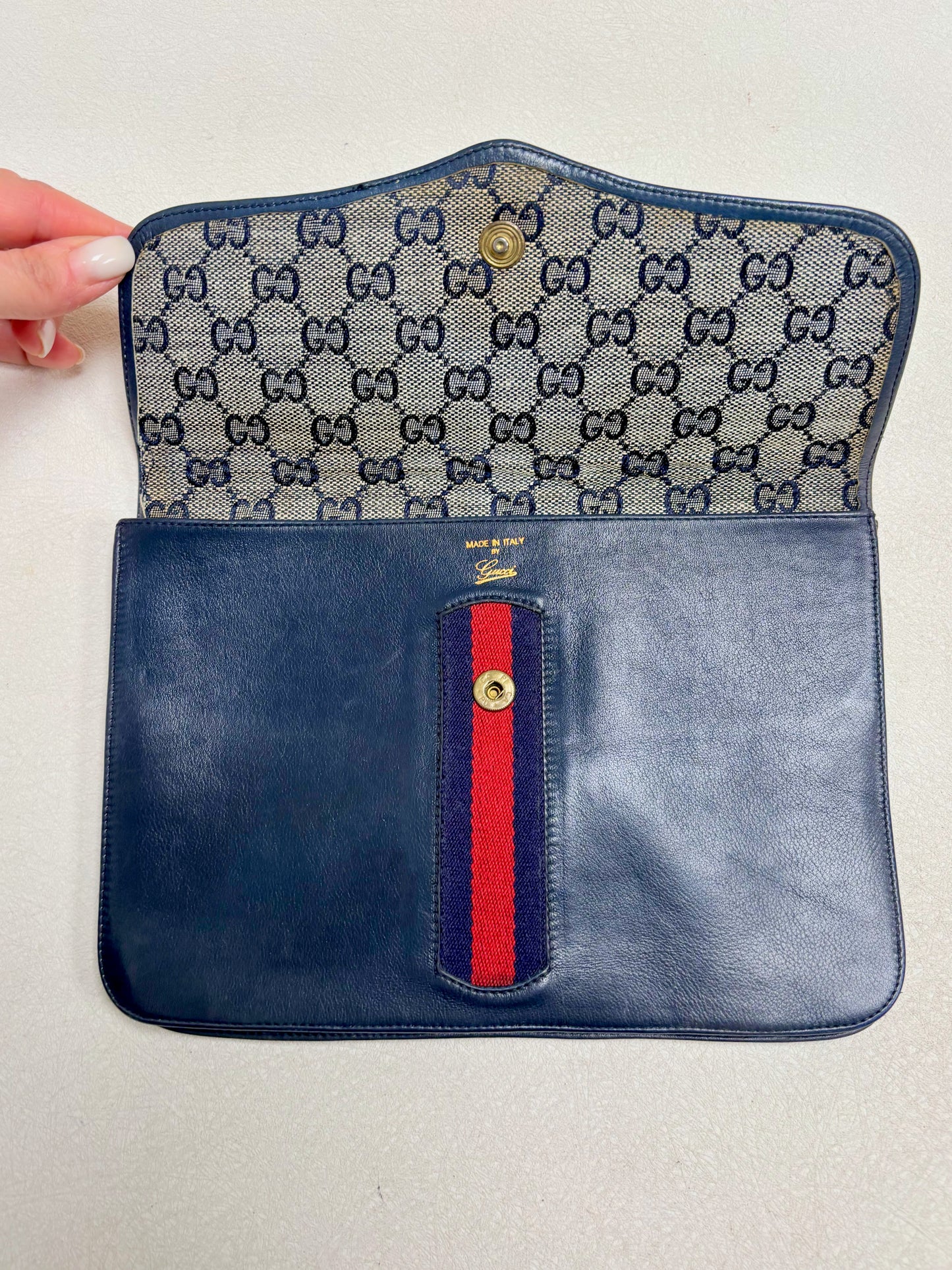 GUCCI Pochette en Cuir