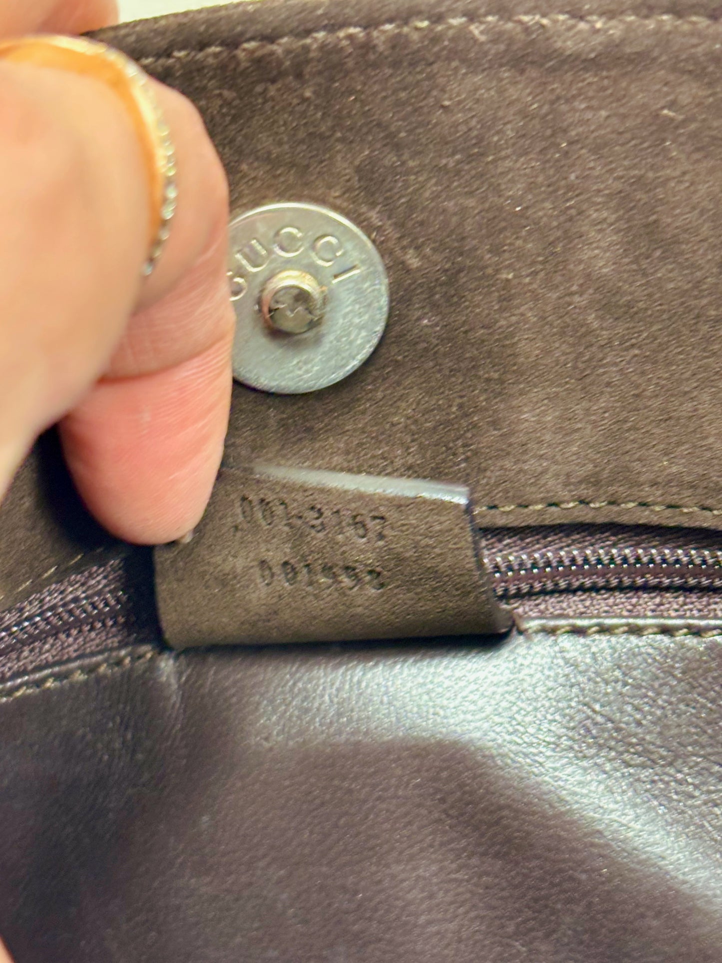 GUCCI Sac Hobo Veau Velours