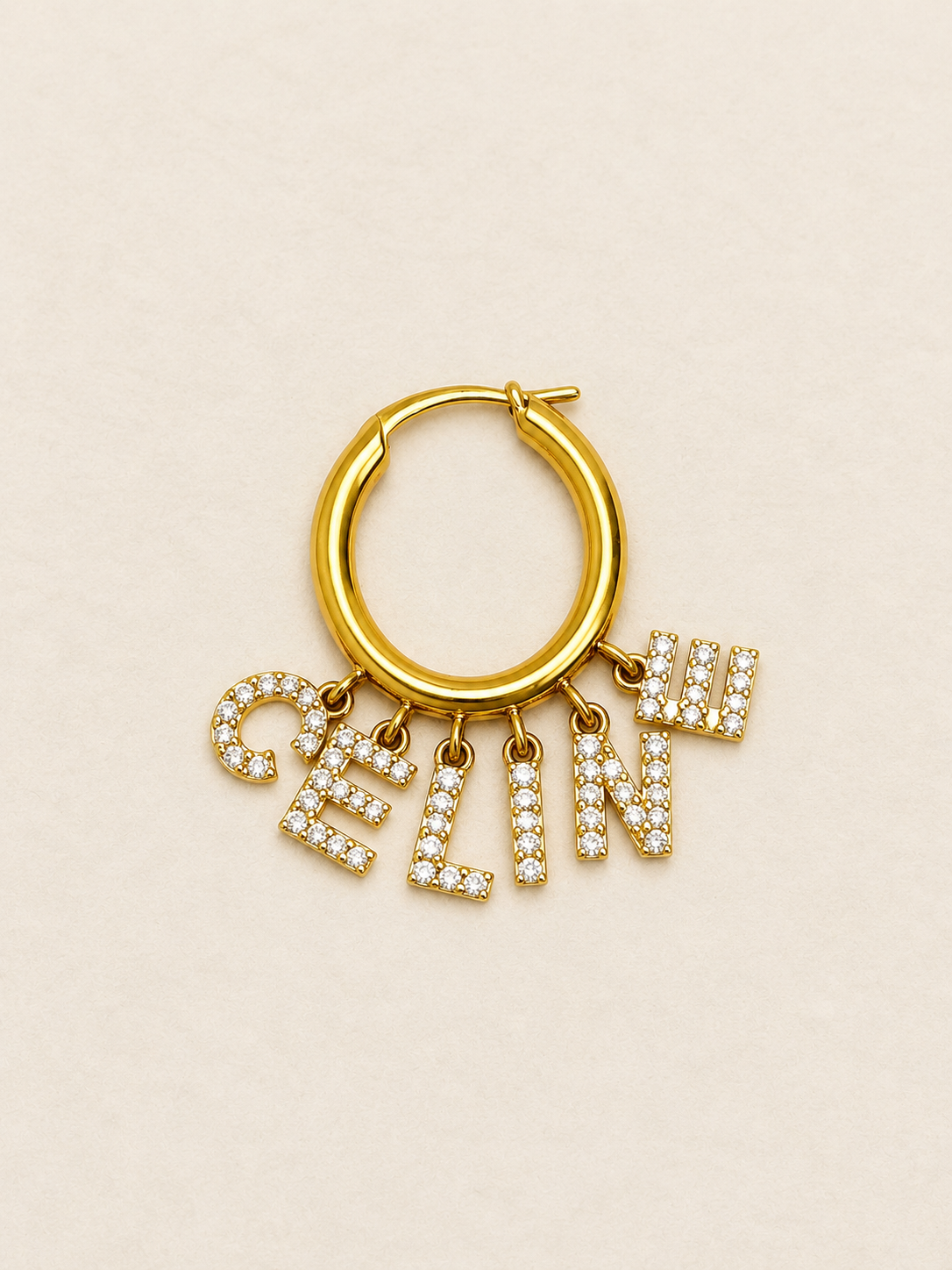 CÉLINE Boucle d'oreille Letter Hoop