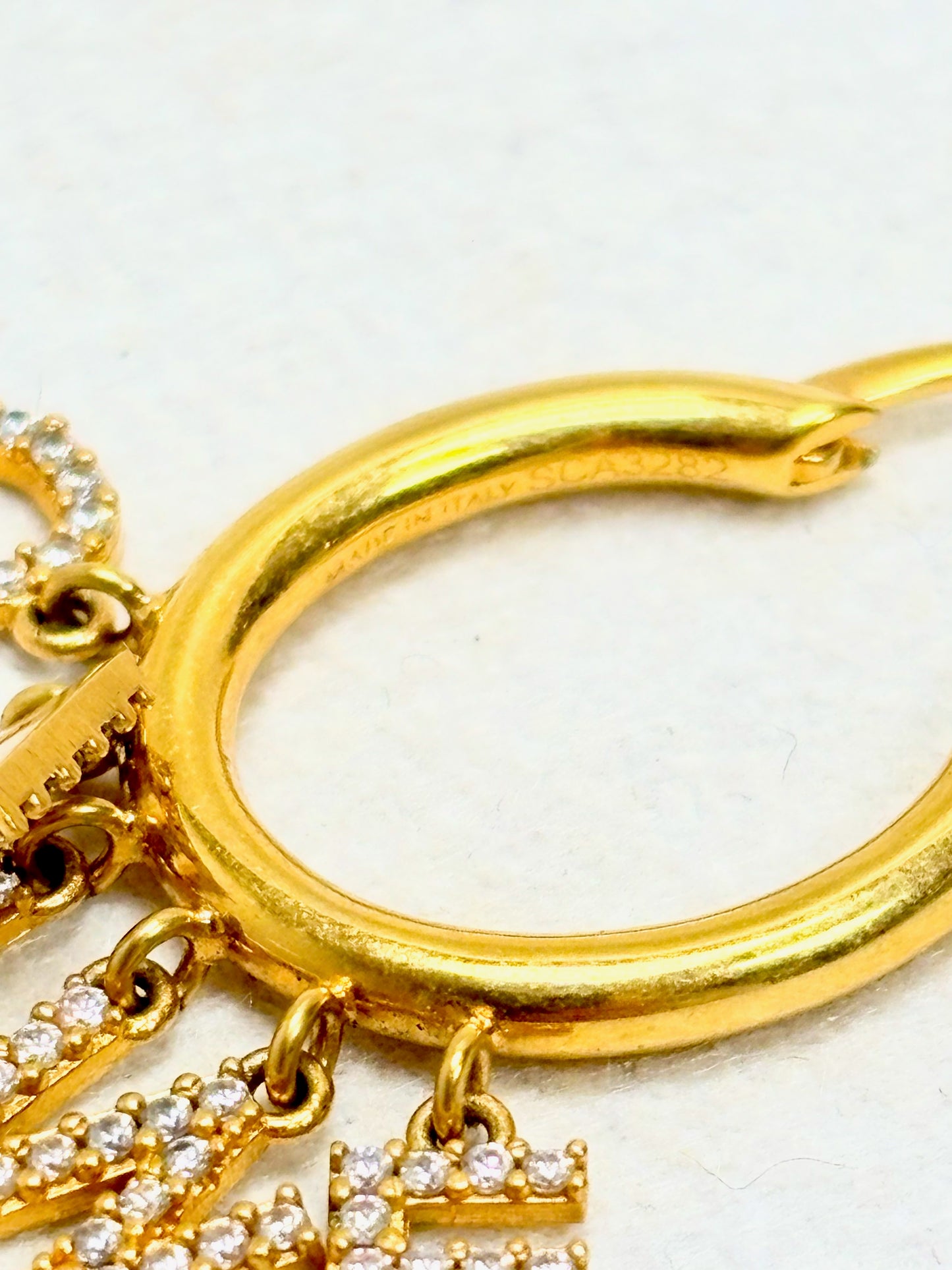 CÉLINE Boucle d'oreille Letter Hoop