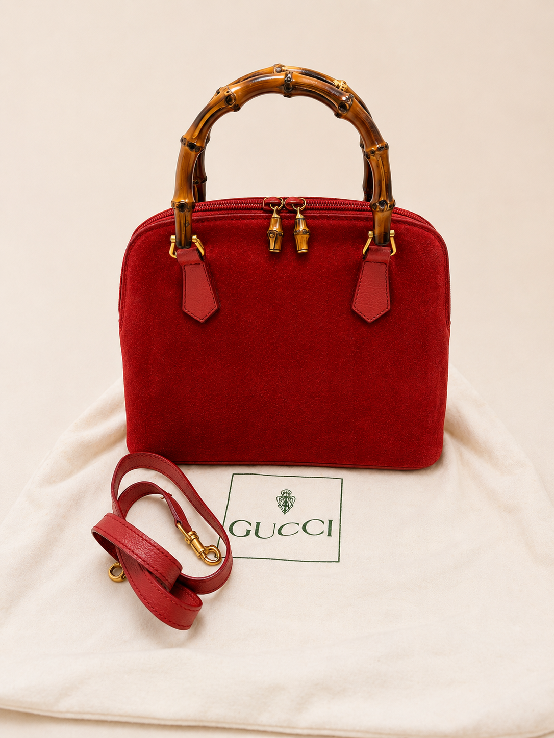 GUCCI Sac Diana Mini Bambou