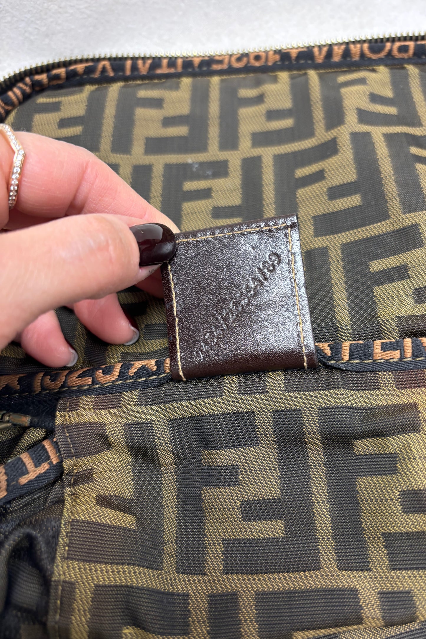 FENDI Pochette Vanity Bag