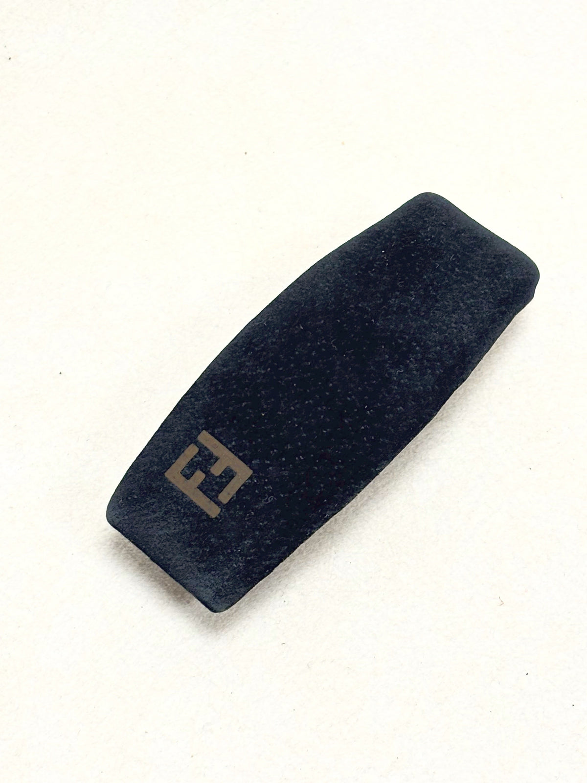 FENDI Barrette en Cuir