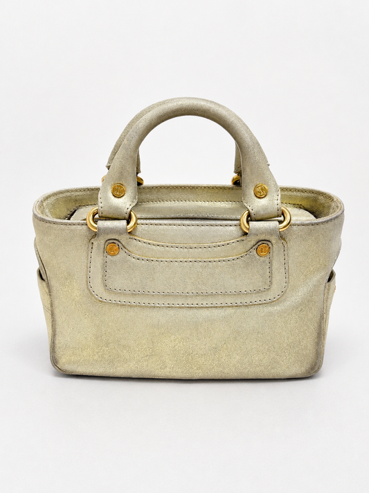 CÉLINE Sac Mini Boogie Cuir Or