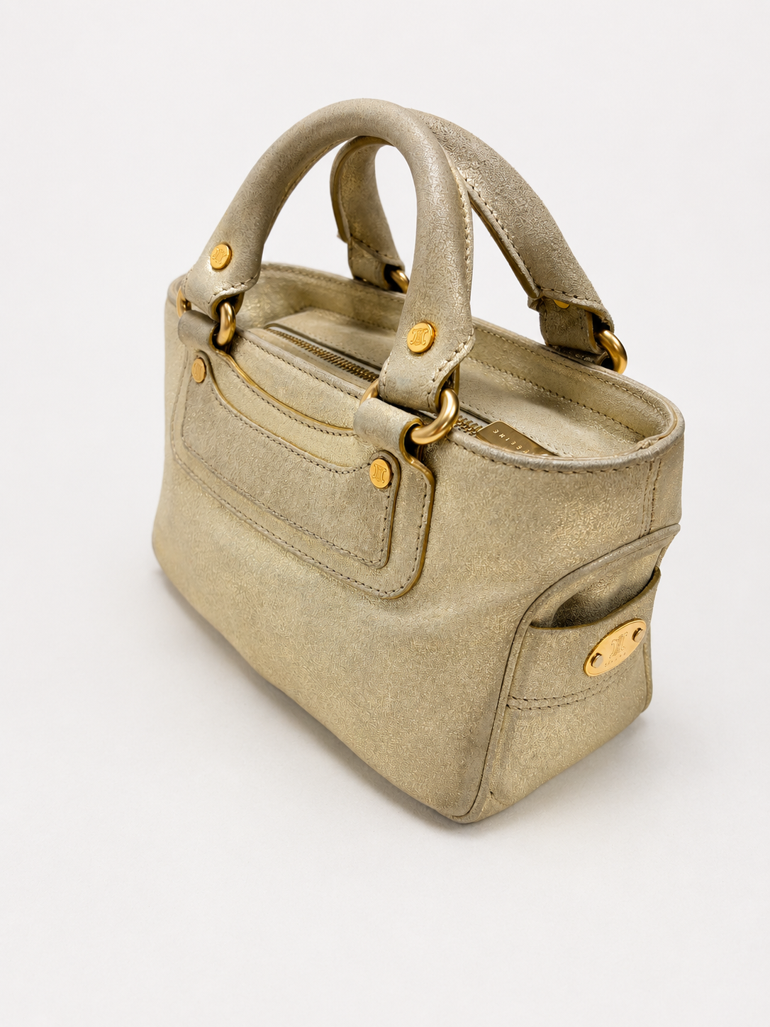 CÉLINE Sac Mini Boogie Cuir Or