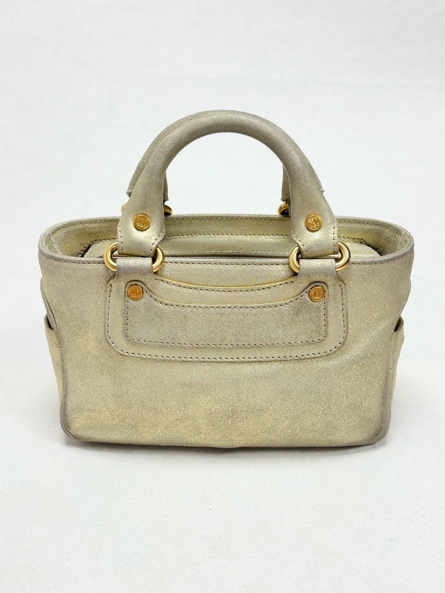 CÉLINE Sac Mini Boogie Cuir Or