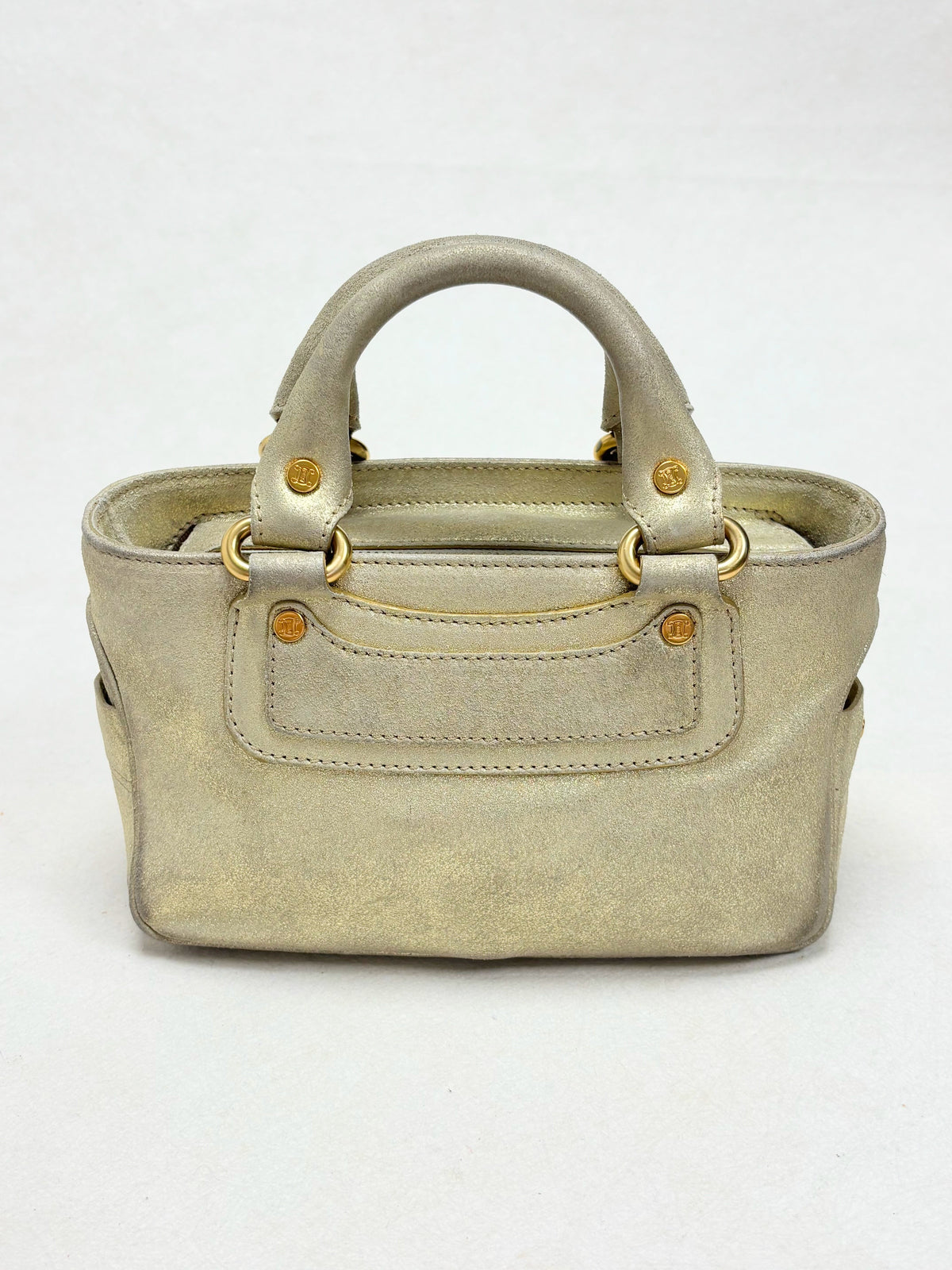 CÉLINE Sac Mini Boogie Cuir Or