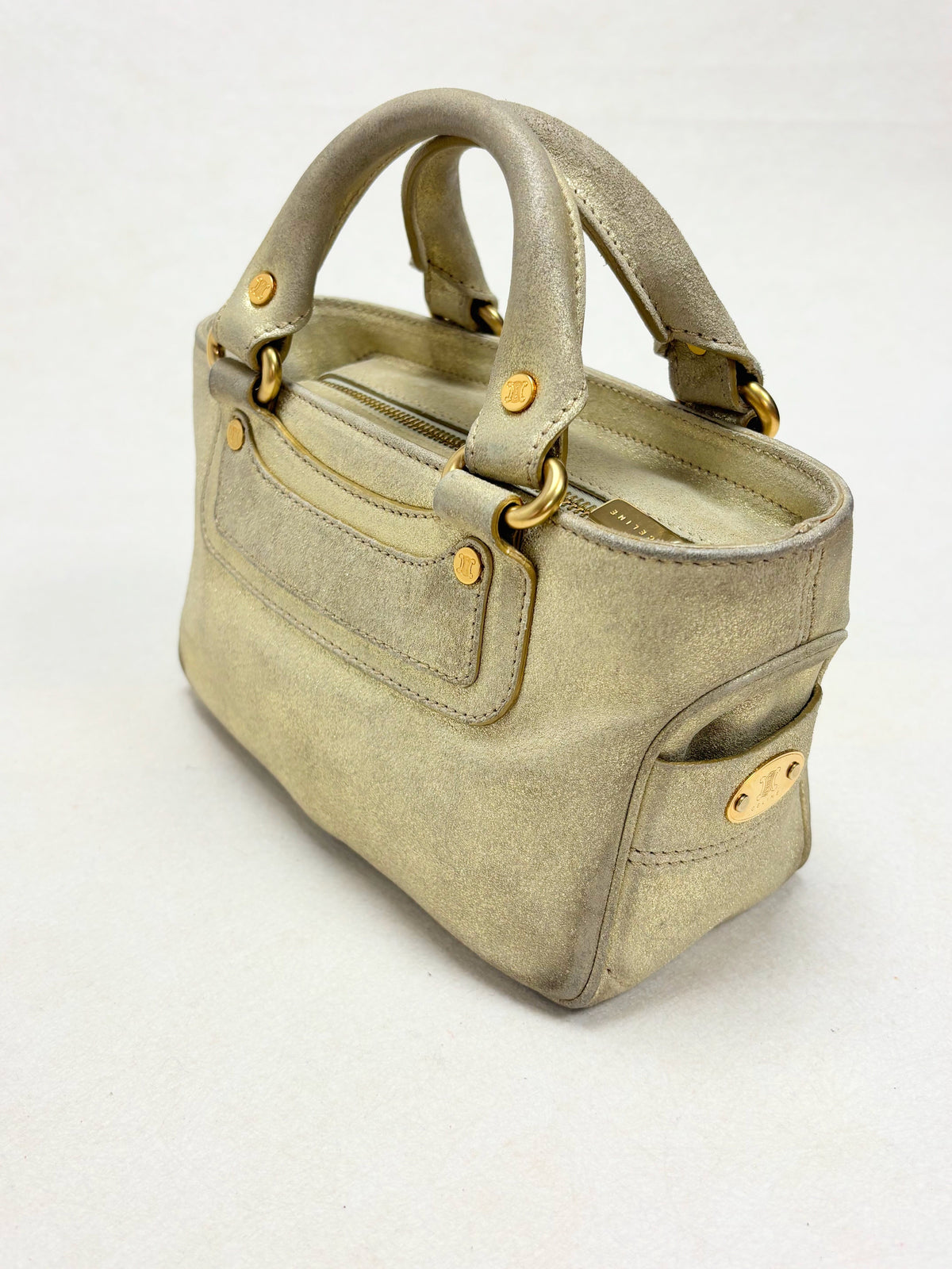 CÉLINE Sac Mini Boogie Cuir Or