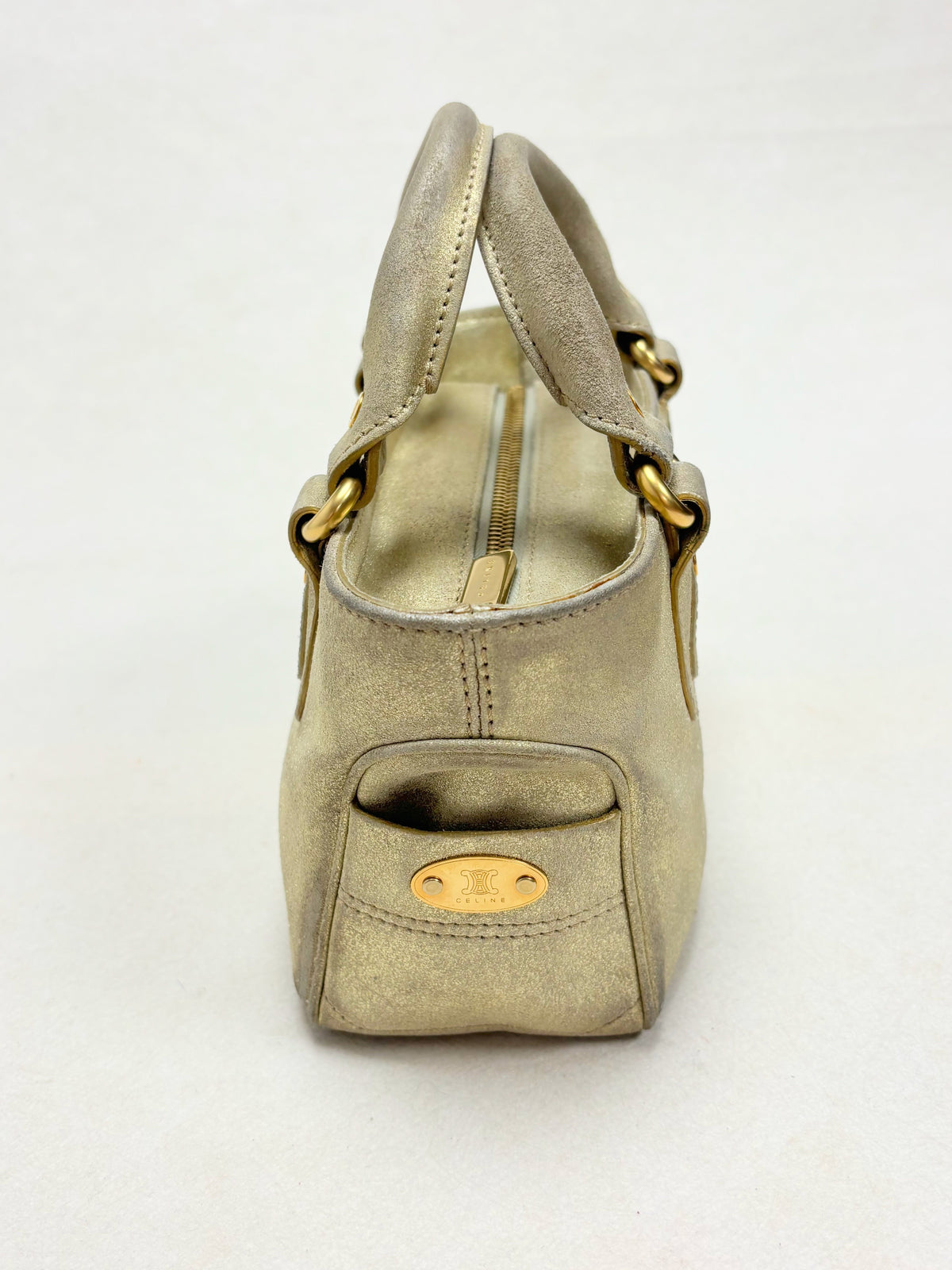 CÉLINE Sac Mini Boogie Cuir Or