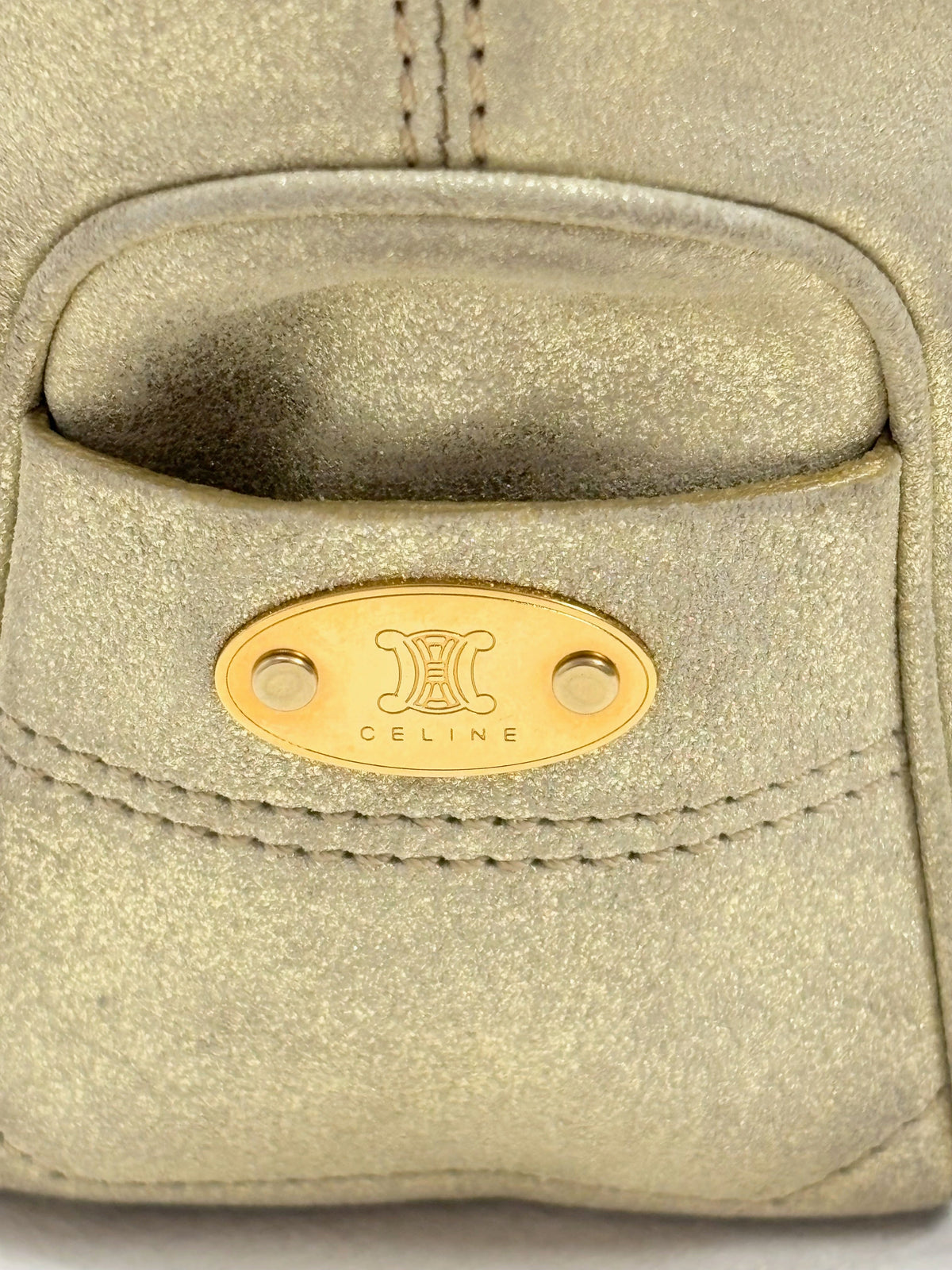 CÉLINE Sac Mini Boogie Cuir Or