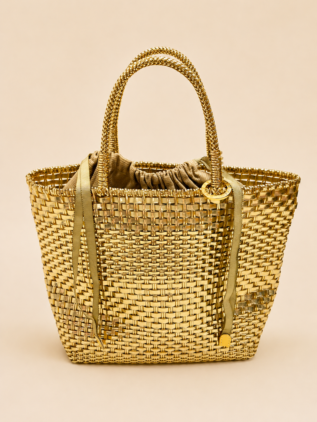 ANTEPRIMA Sac Panier Doré
