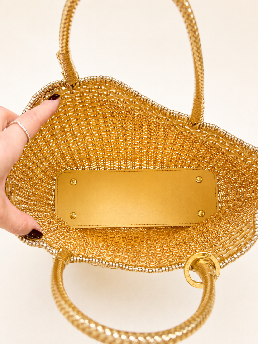 ANTEPRIMA Sac Panier Doré