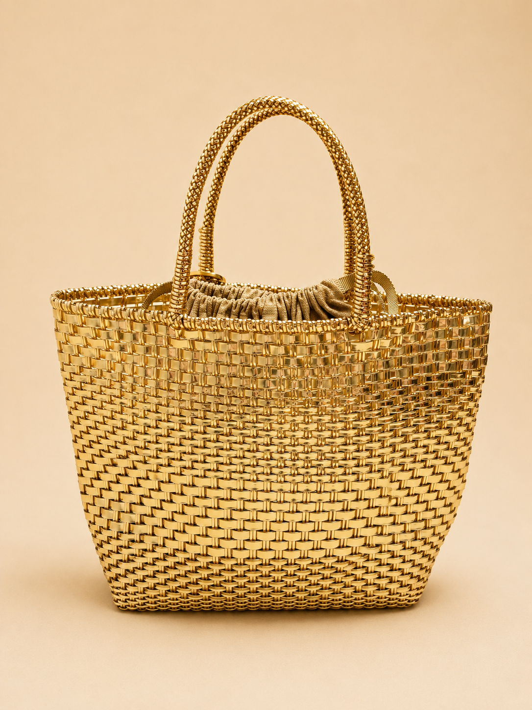 ANTEPRIMA Sac Panier Doré