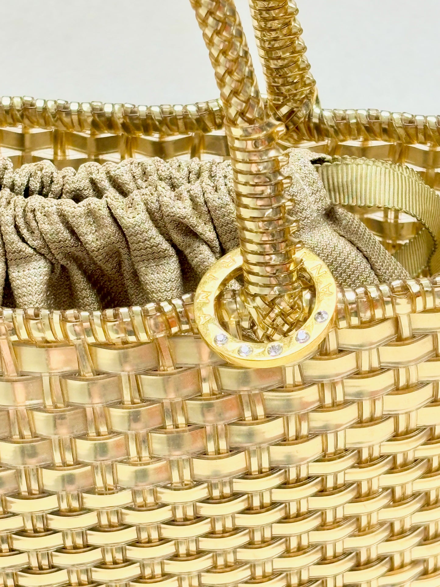 ANTEPRIMA Sac Panier Doré