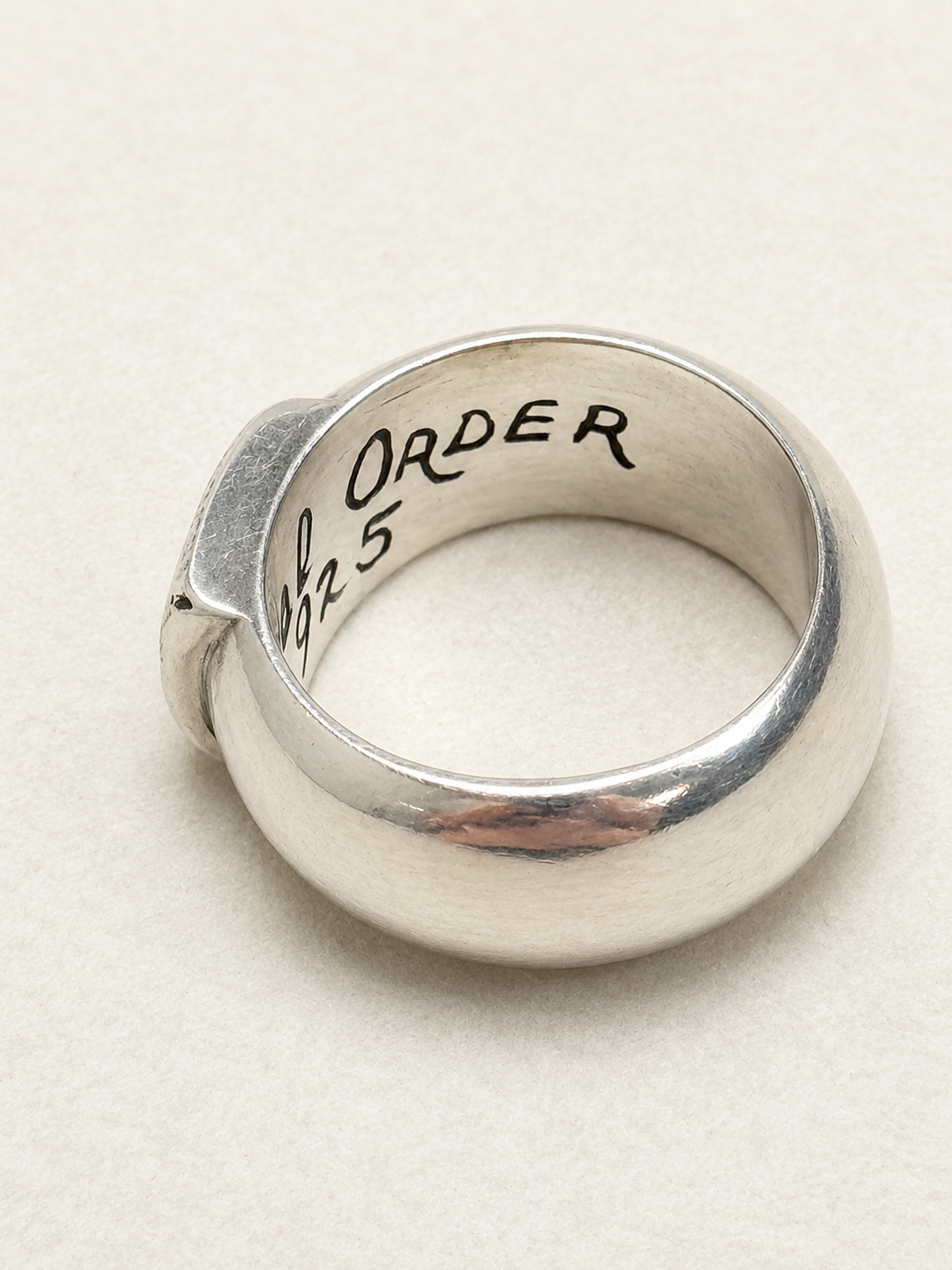ROYAL ORDER Bague en Argent