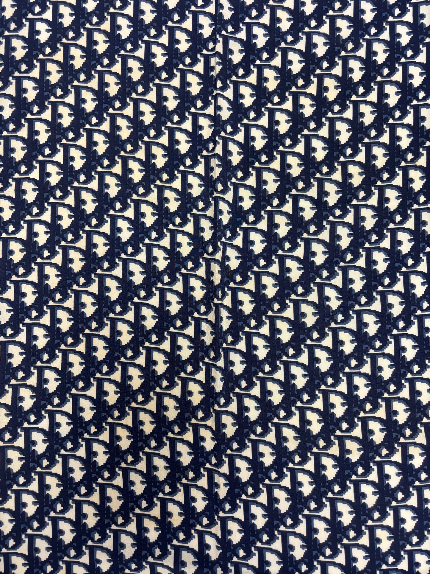 DIOR Foulard Carré oblique en soie