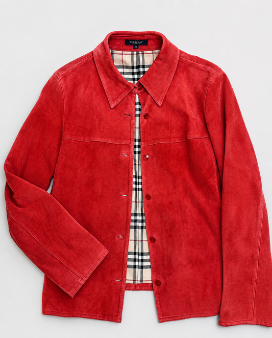 BURBERRY Veste Daim