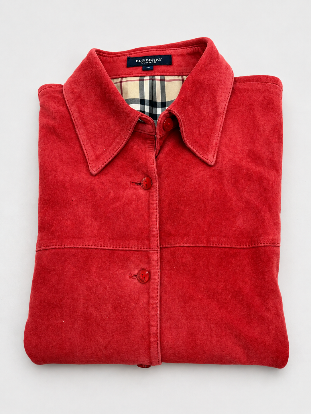 BURBERRY Veste Daim