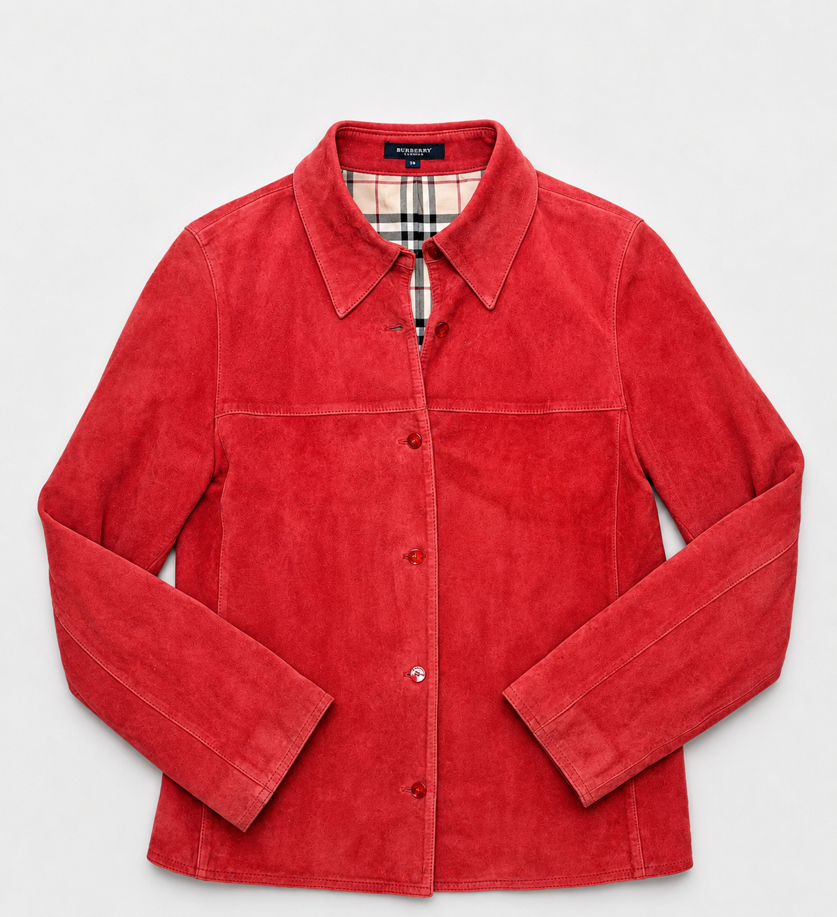 BURBERRY Veste Daim