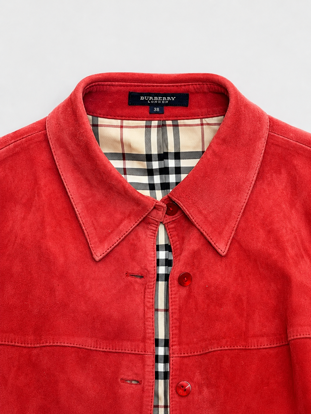 BURBERRY Veste Daim