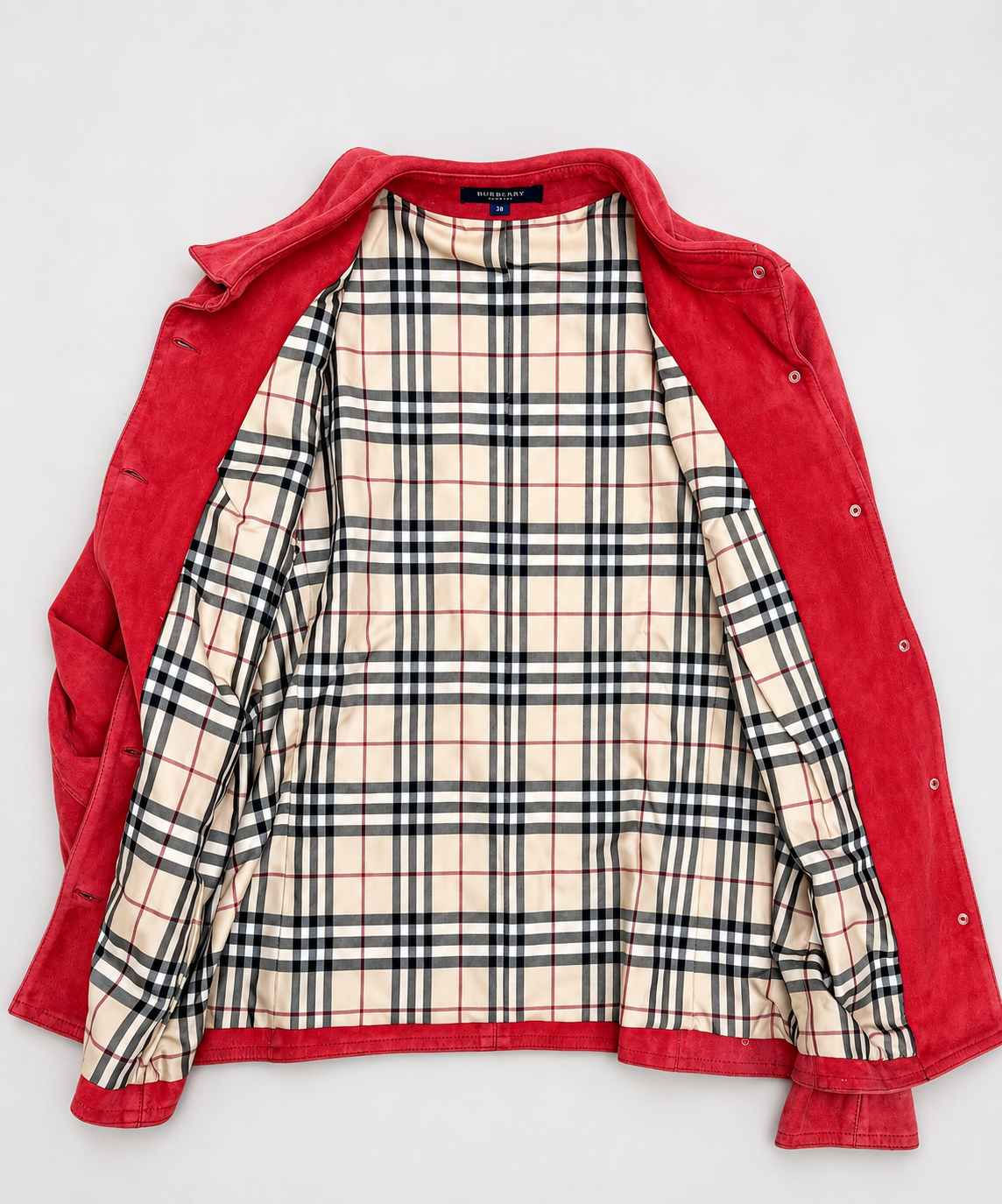 BURBERRY Veste Daim
