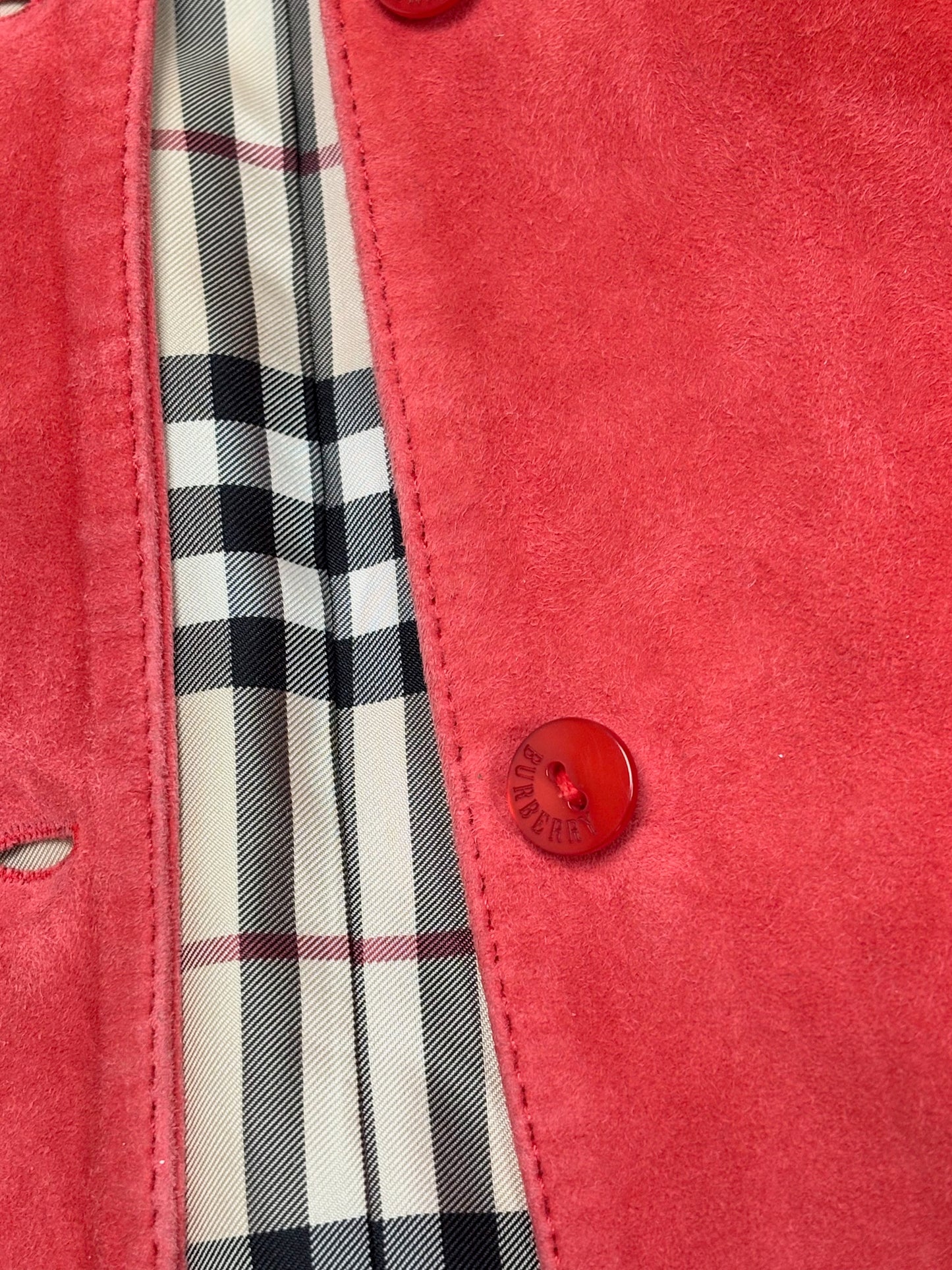 BURBERRY Veste Daim