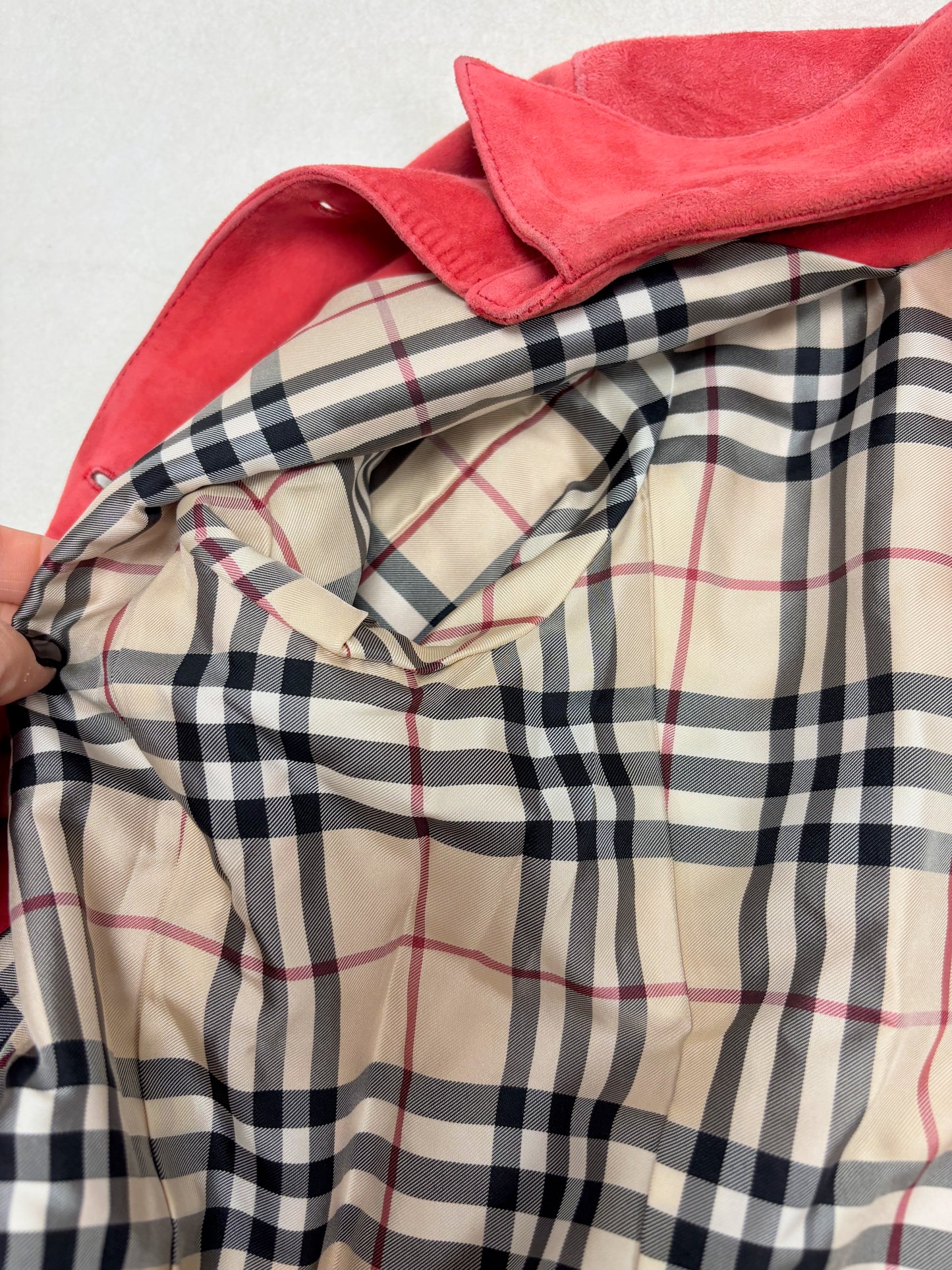 BURBERRY Veste Daim