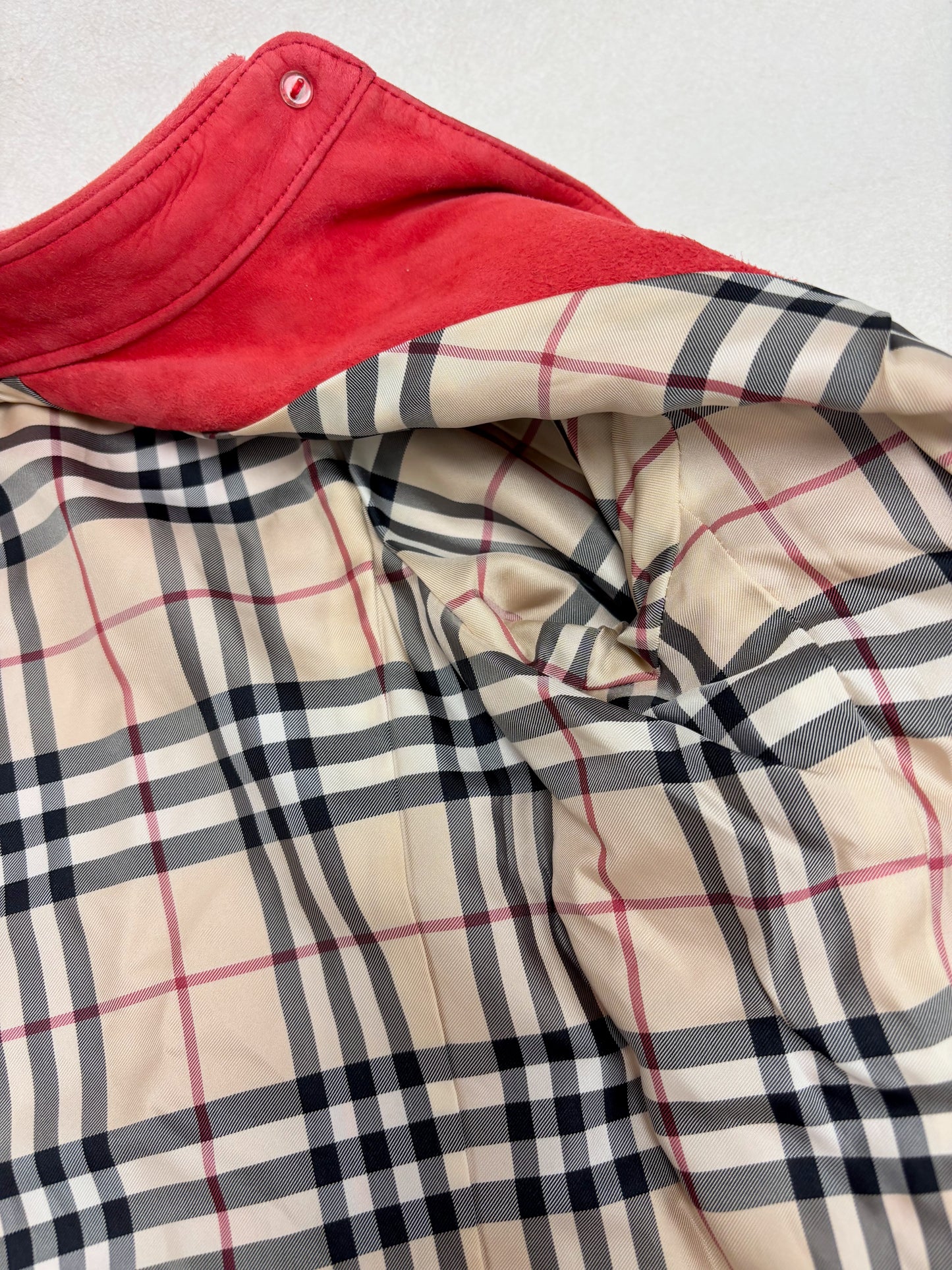BURBERRY Veste Daim