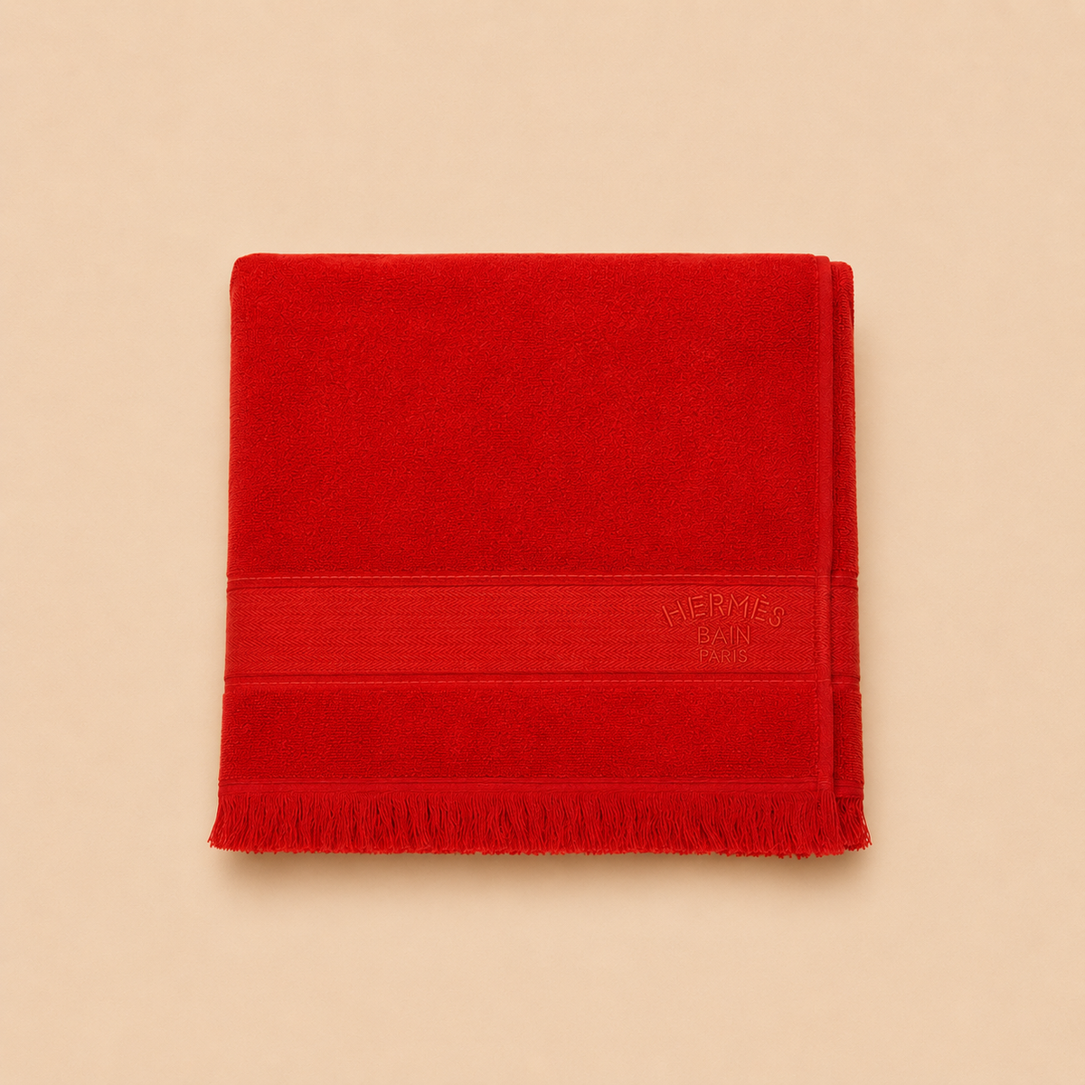 HERMÈS Drap de plage Yachting Double