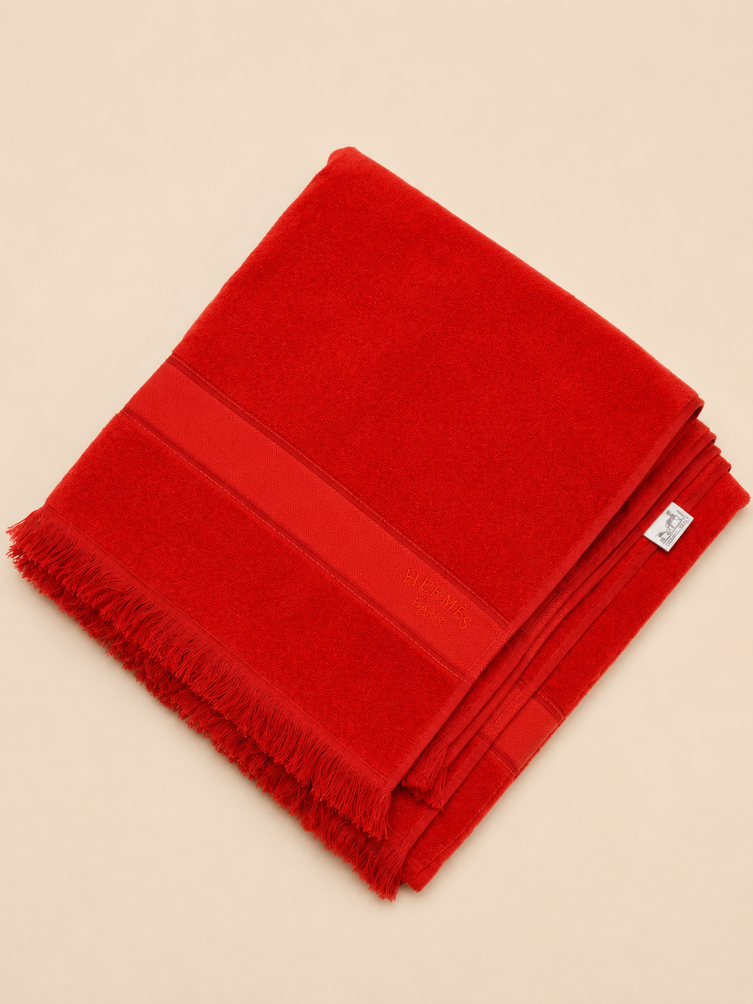 HERMÈS Drap de plage Yachting GM