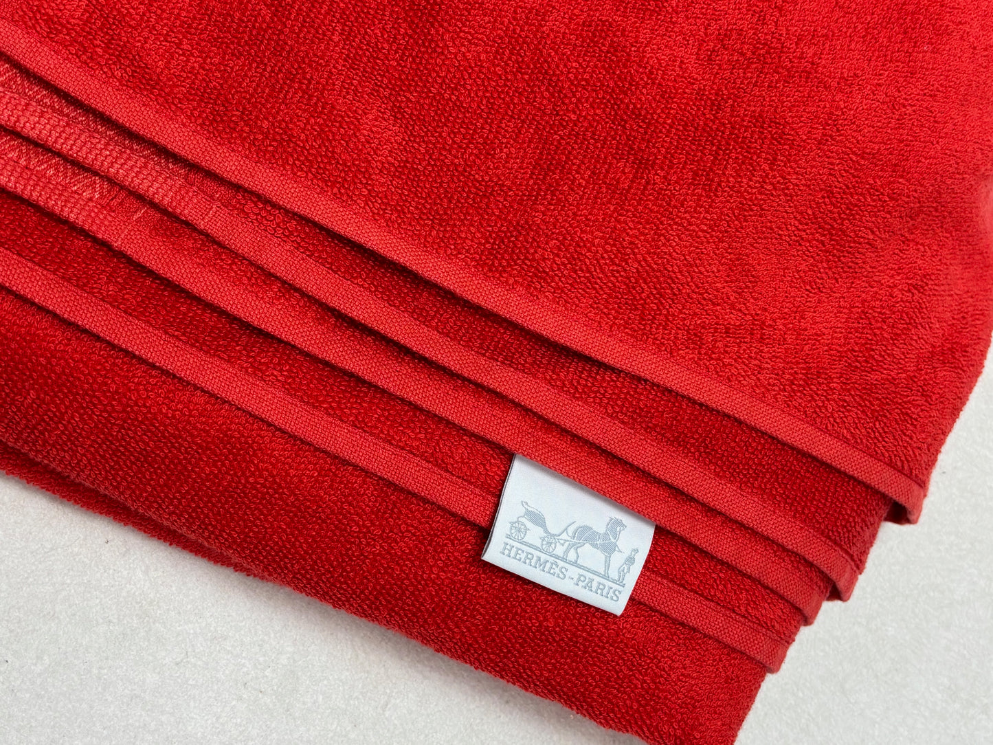 HERMÈS Drap de plage Yachting GM