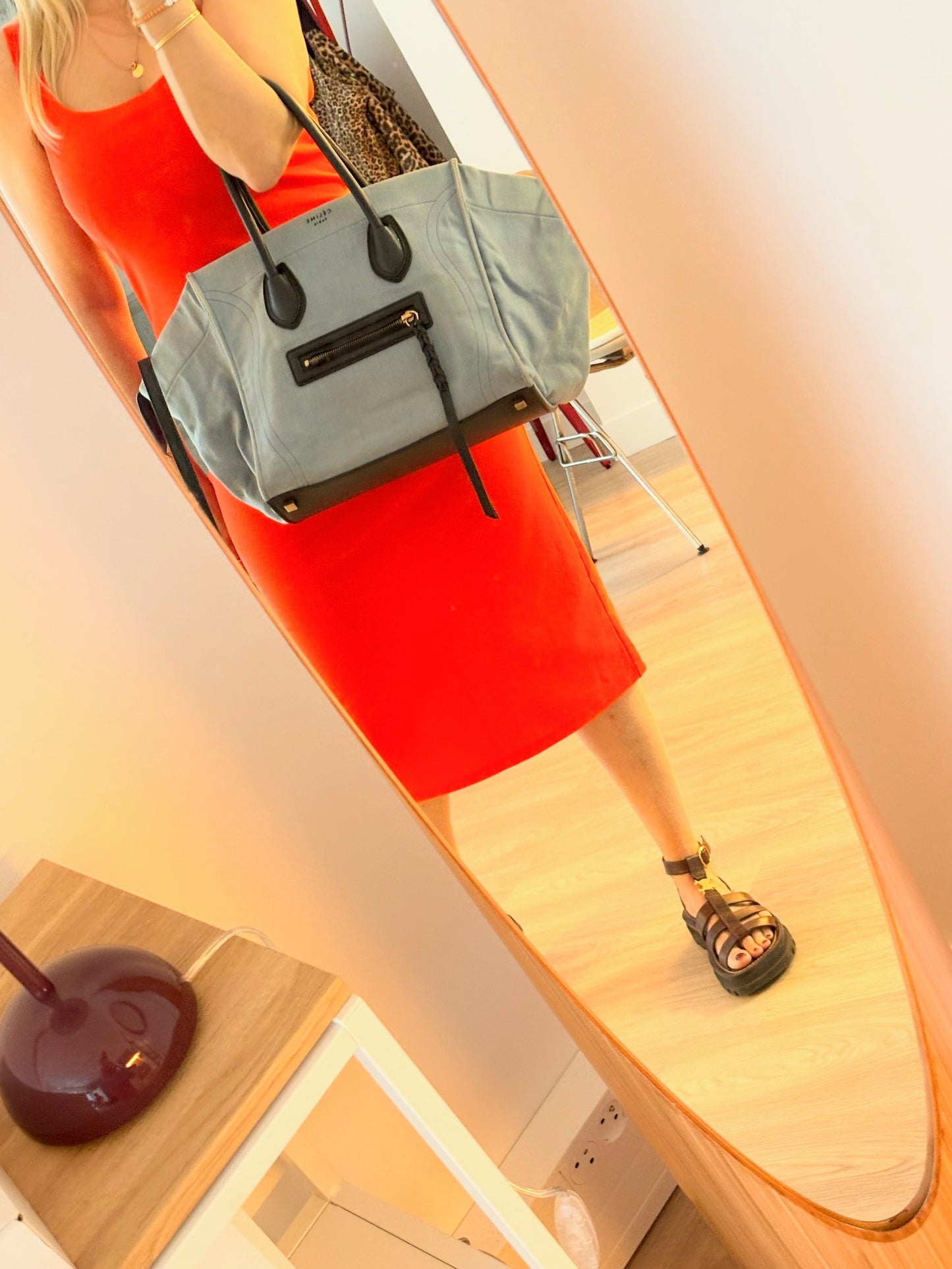 CÉLINE Sac Luggage Denim