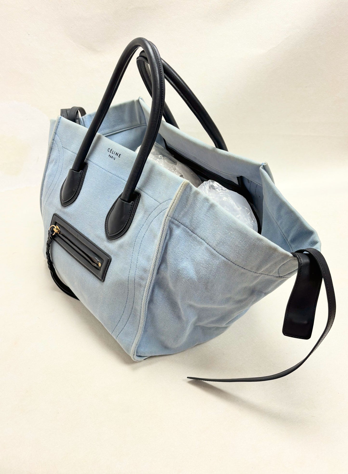 CÉLINE Sac Luggage Denim