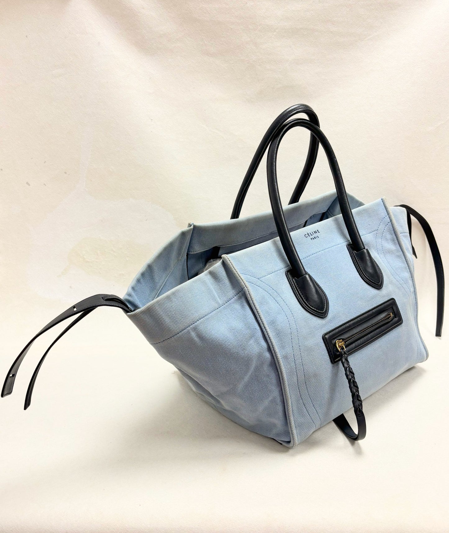 CÉLINE Sac Luggage Denim
