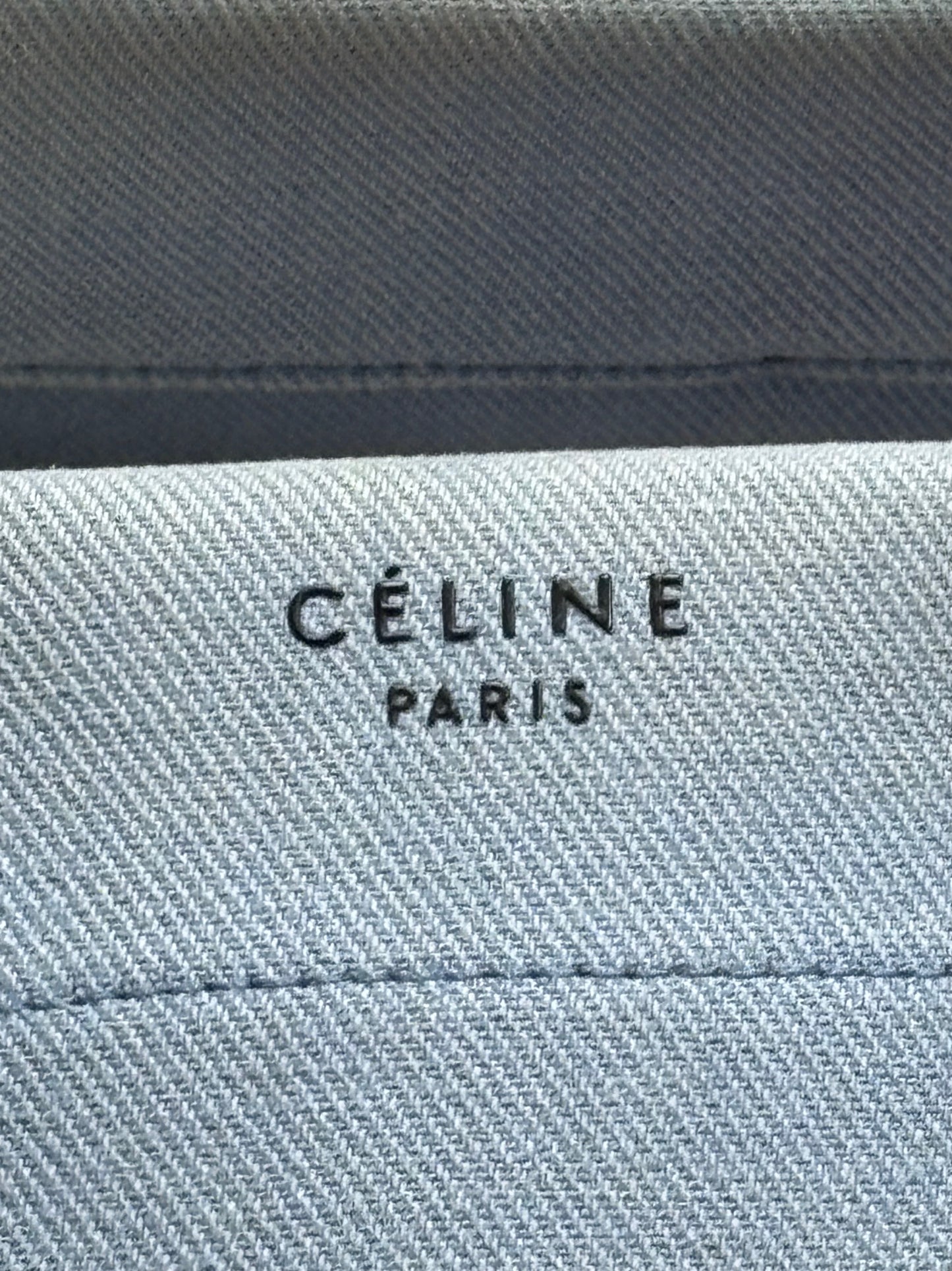 CÉLINE Sac Luggage Denim