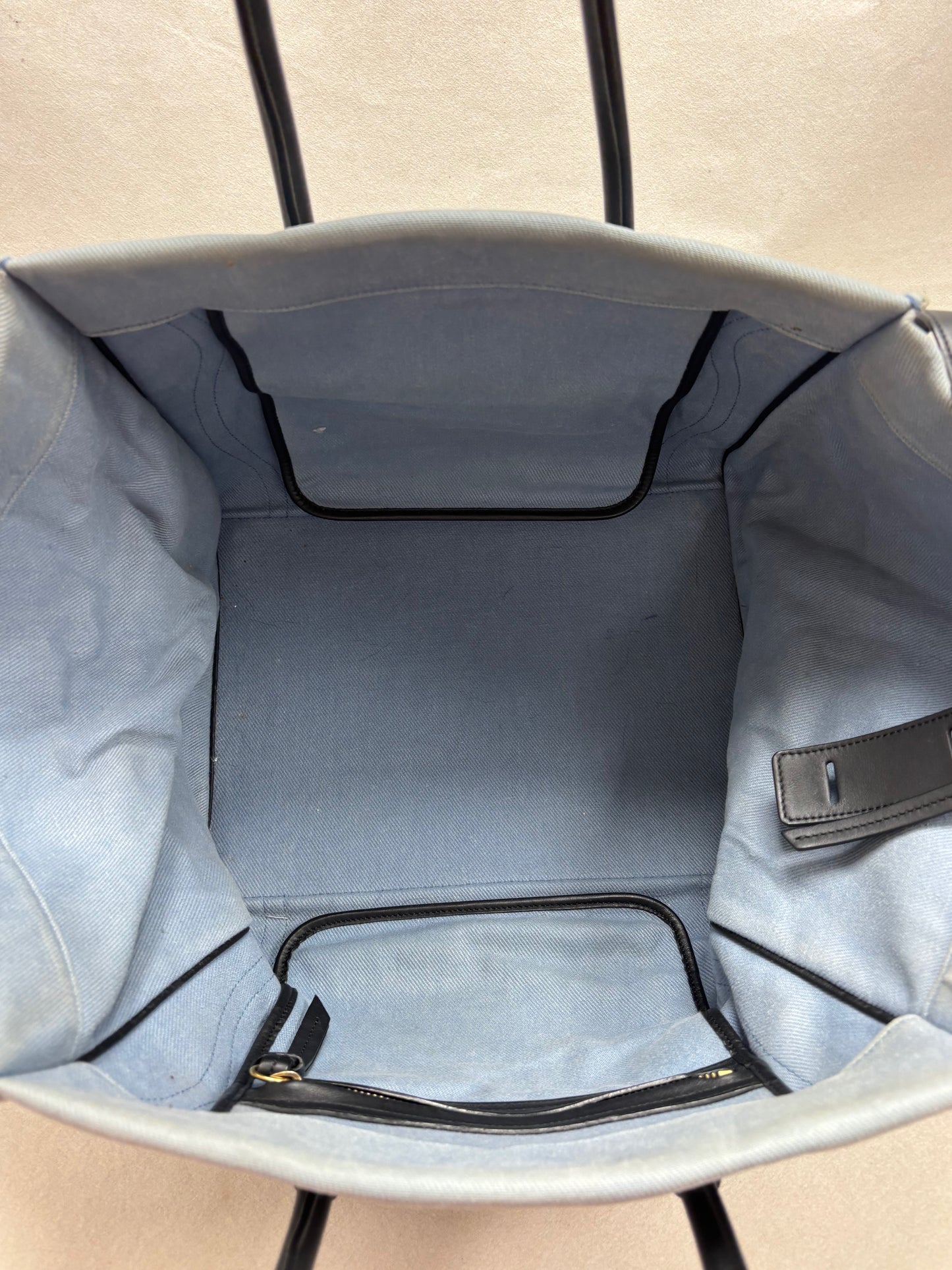 CÉLINE Sac Luggage Denim
