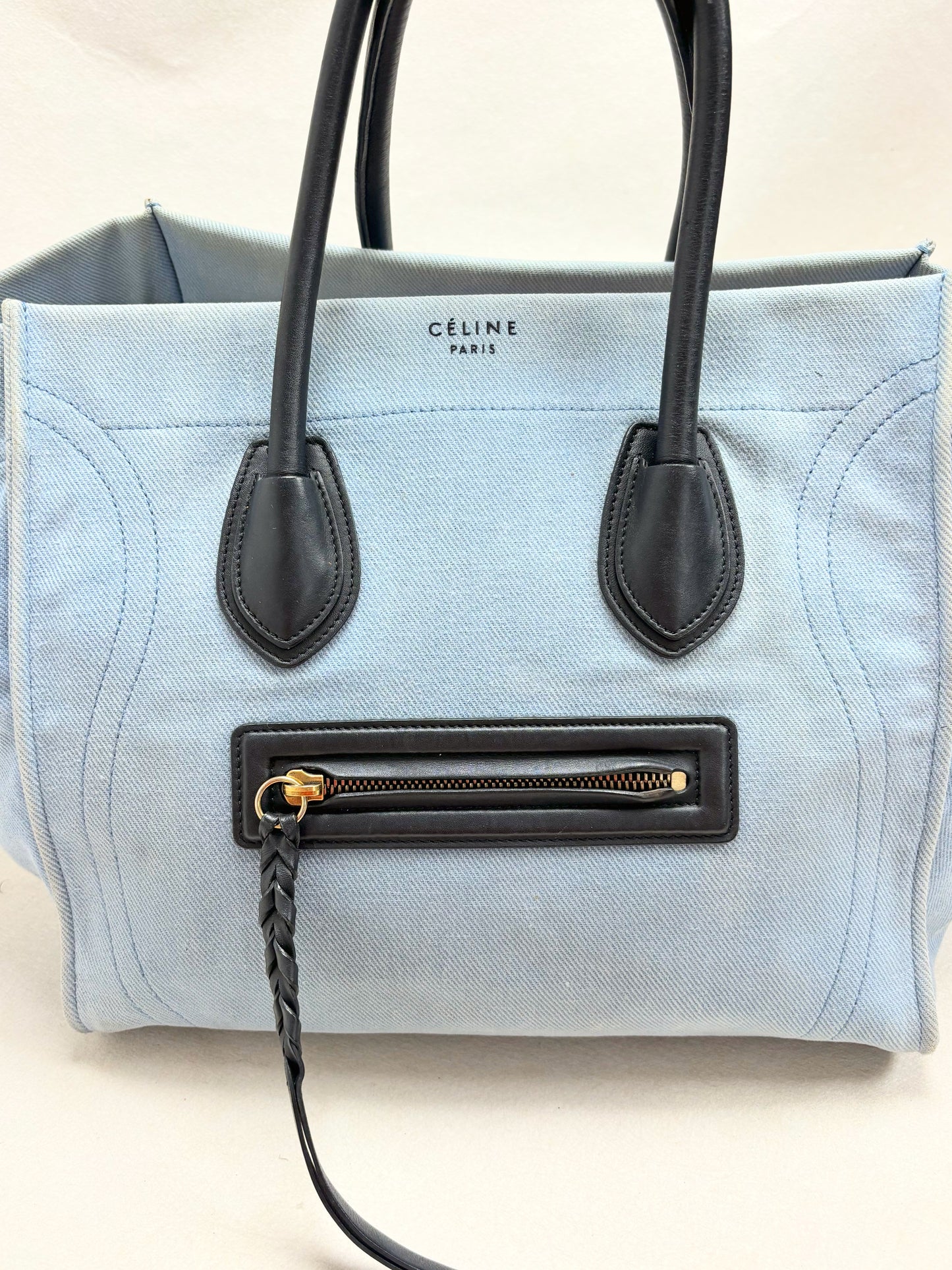 CÉLINE Sac Luggage Denim
