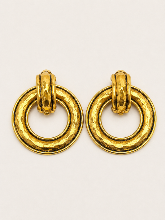 CHANEL Boucles d'oreilles Hoops