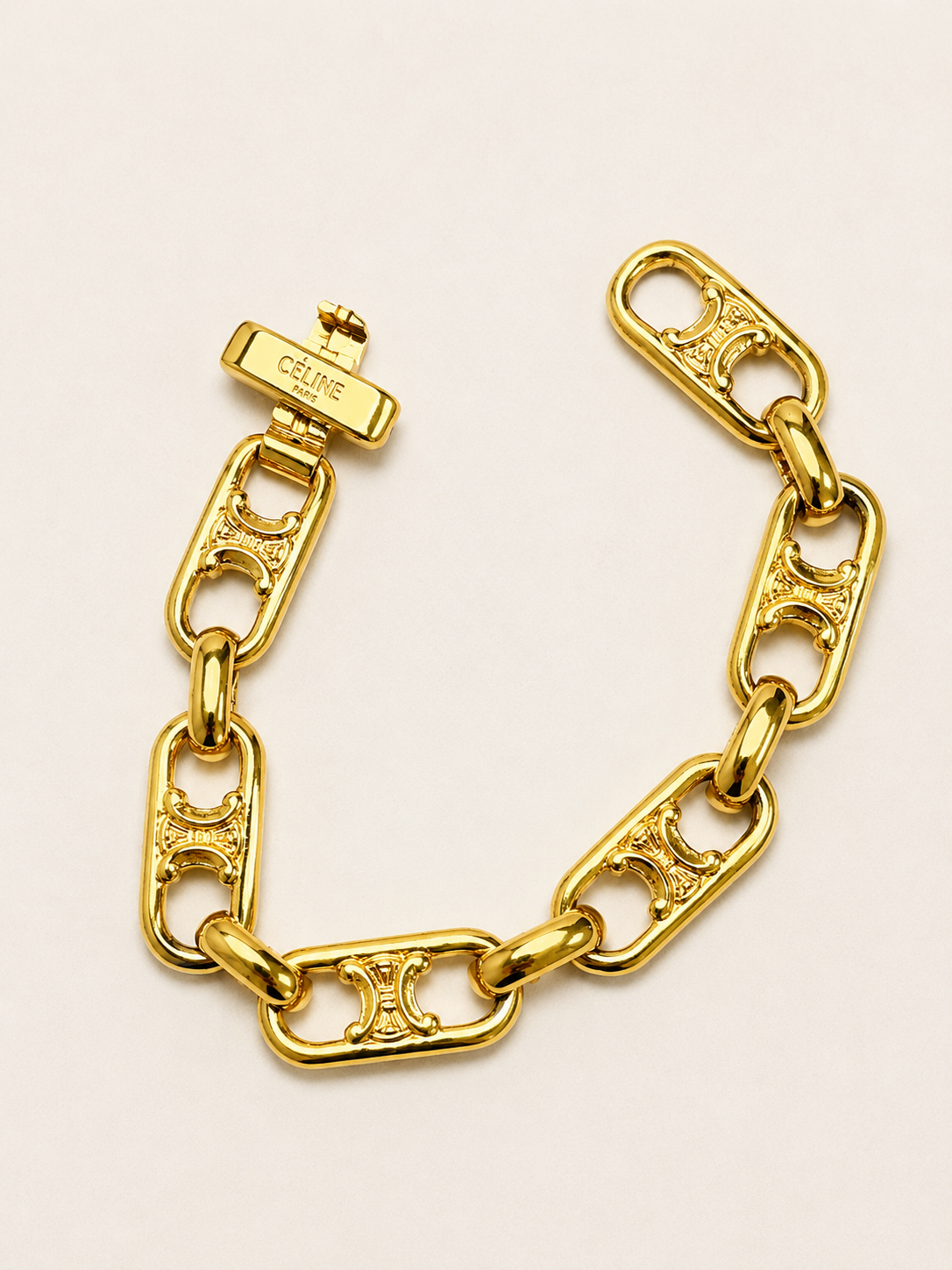 CÉLINE Bracelet Gourmette Triomphe