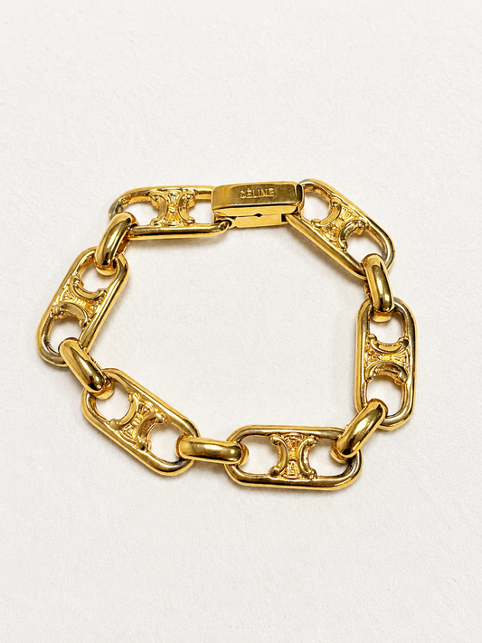 CÉLINE Bracelet Gourmette Triomphe