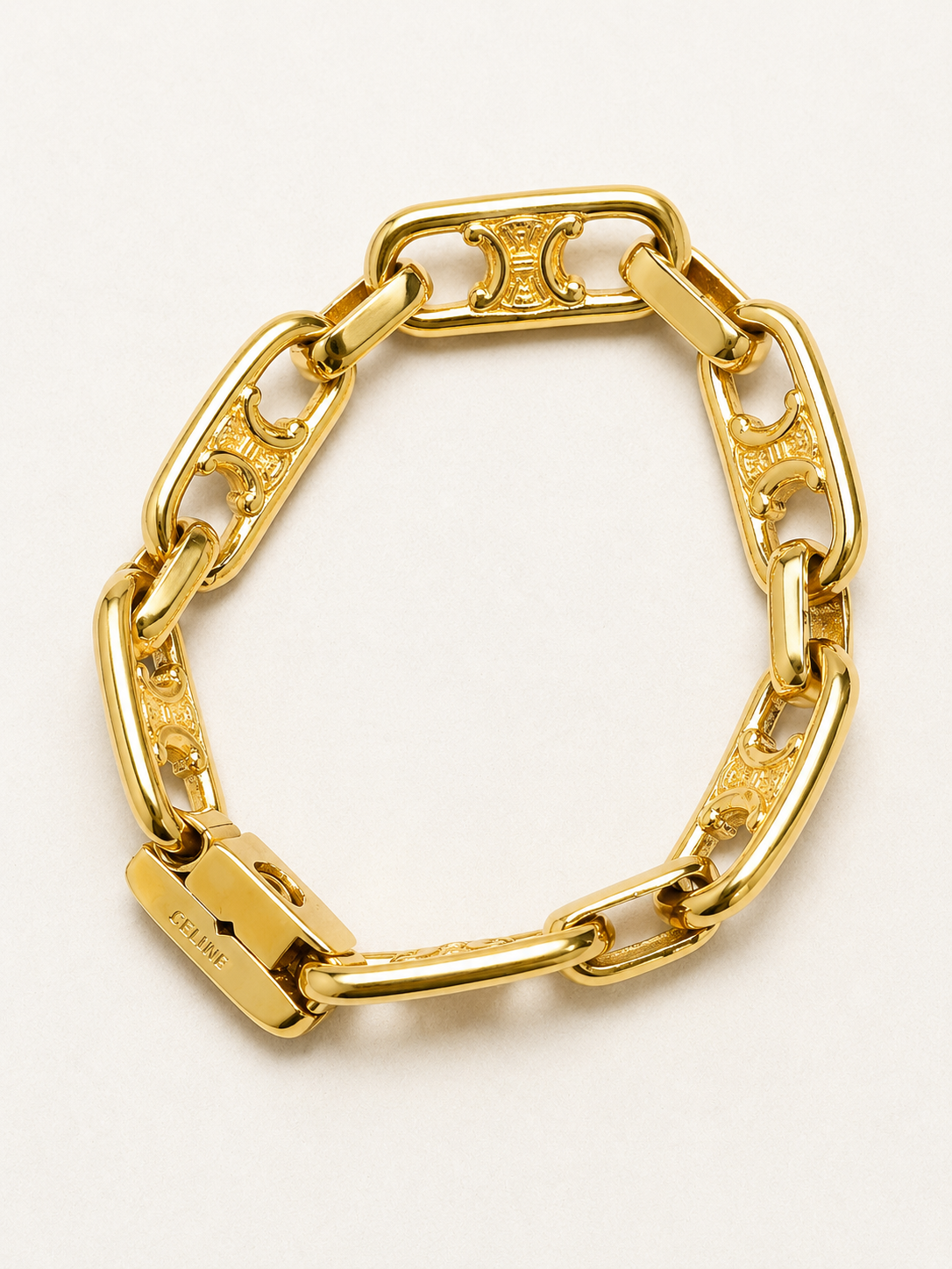 CÉLINE Bracelet Gourmette Triomphe