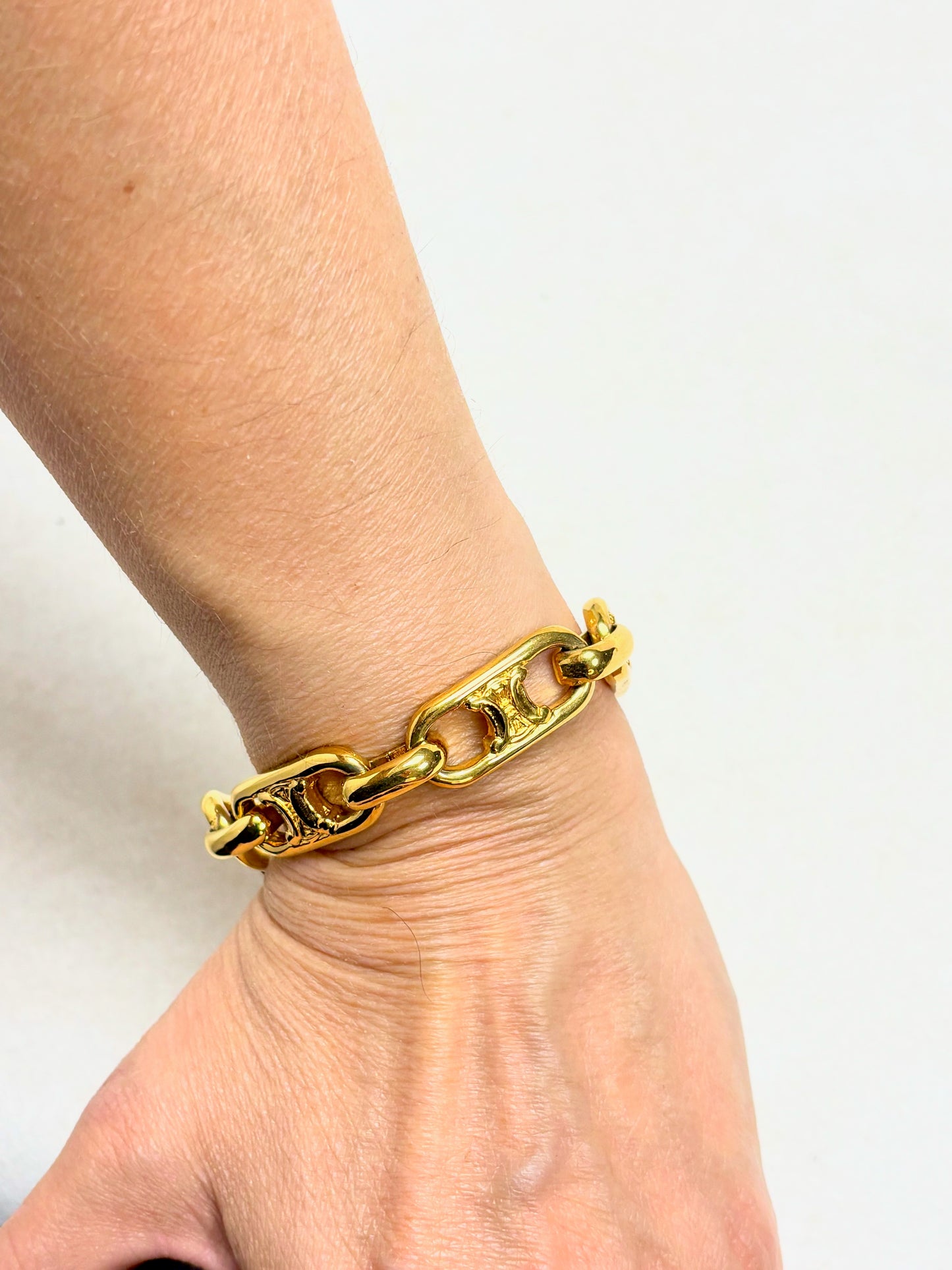 CÉLINE Bracelet Gourmette Triomphe