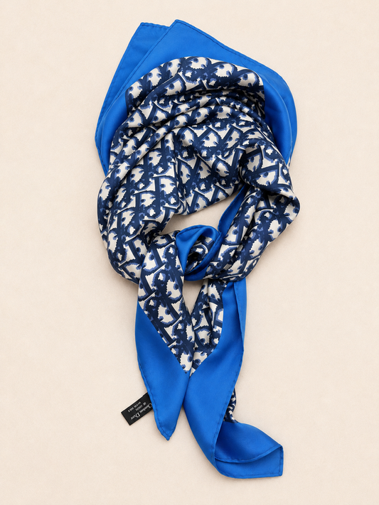 DIOR Foulard Carré Oblique en soie